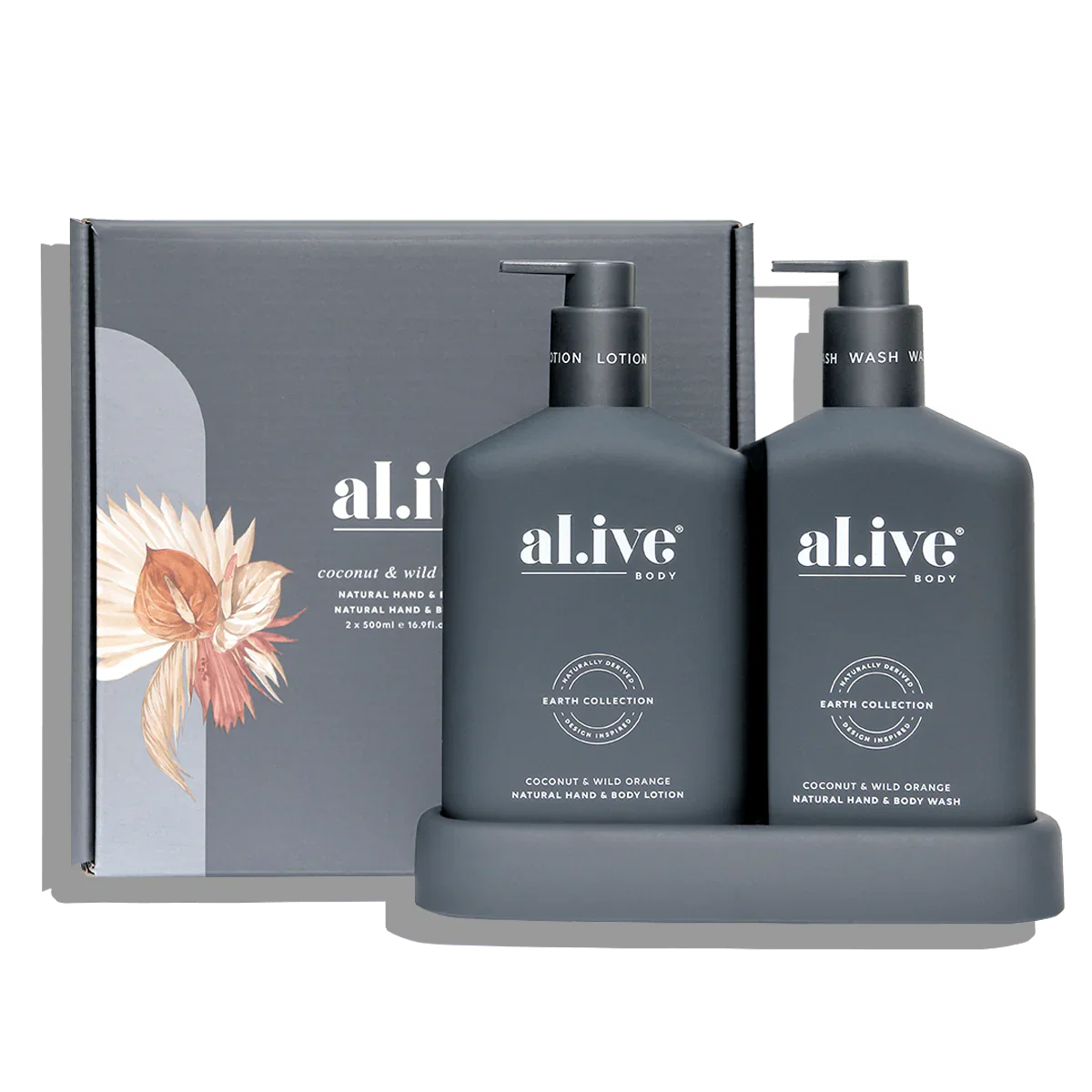 Al.ive Wash & Lotion Duo + Tray - Coconut & Wild Orange - Image 4