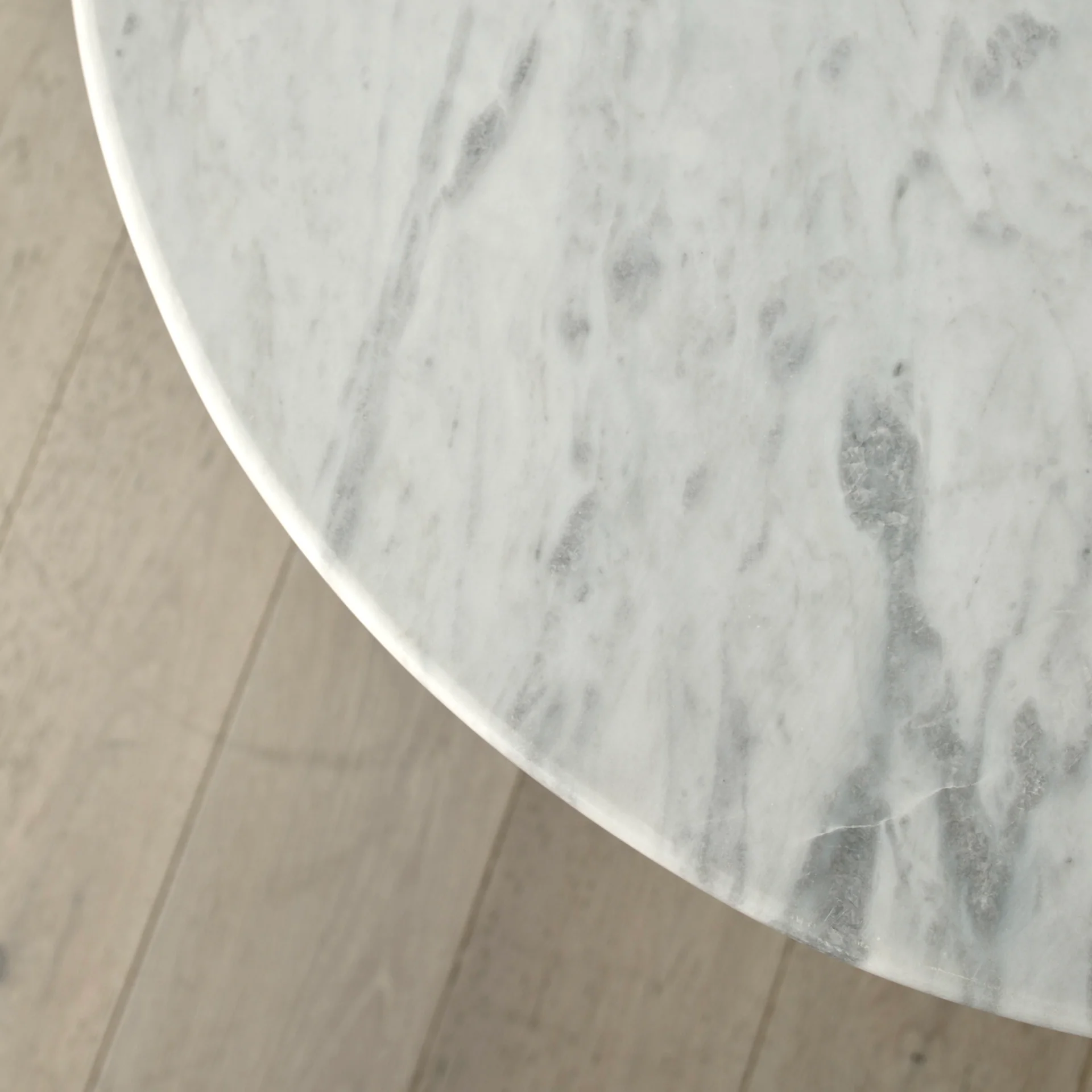 Alora Marble Wood Side Table - Image 5