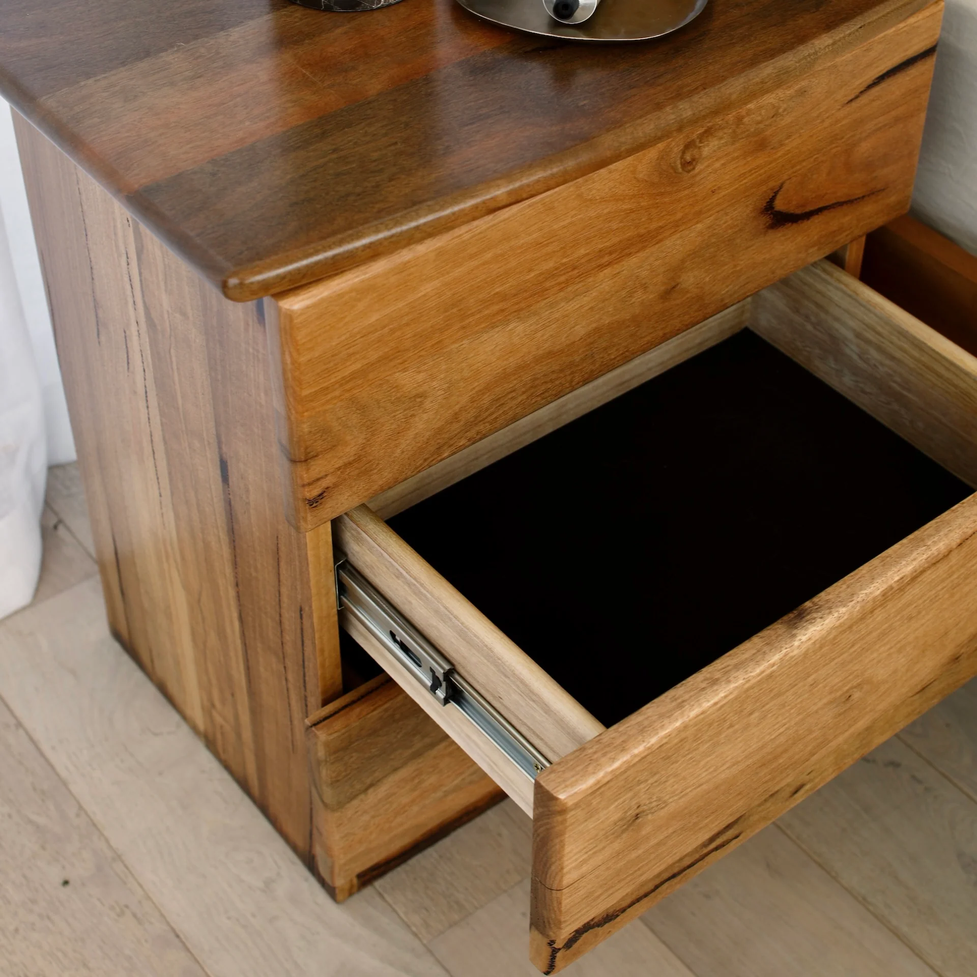 Armani Bedside - Marri Wood - Image 5