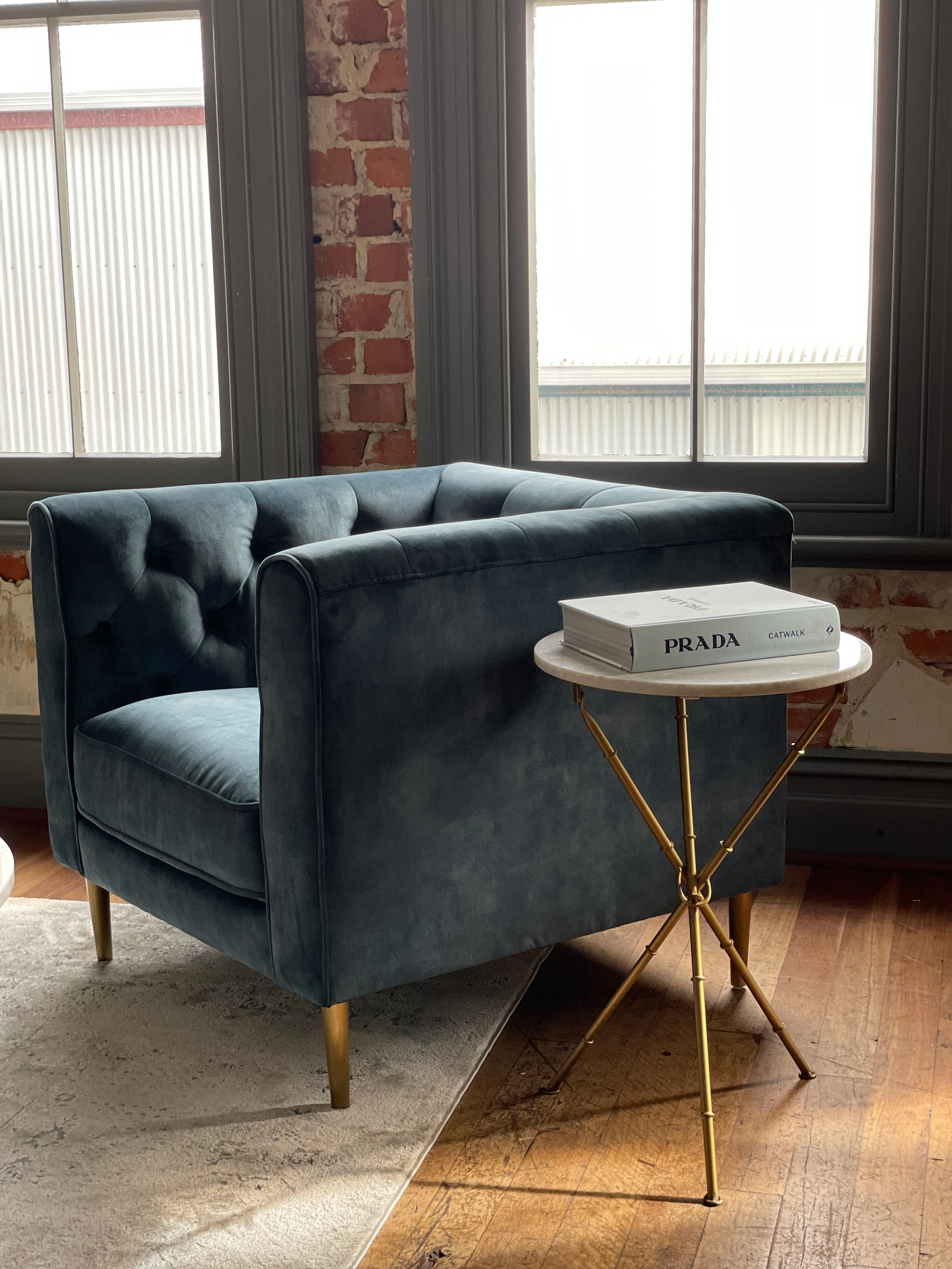 Bloomsburg Armchair - Indigo - Image 4