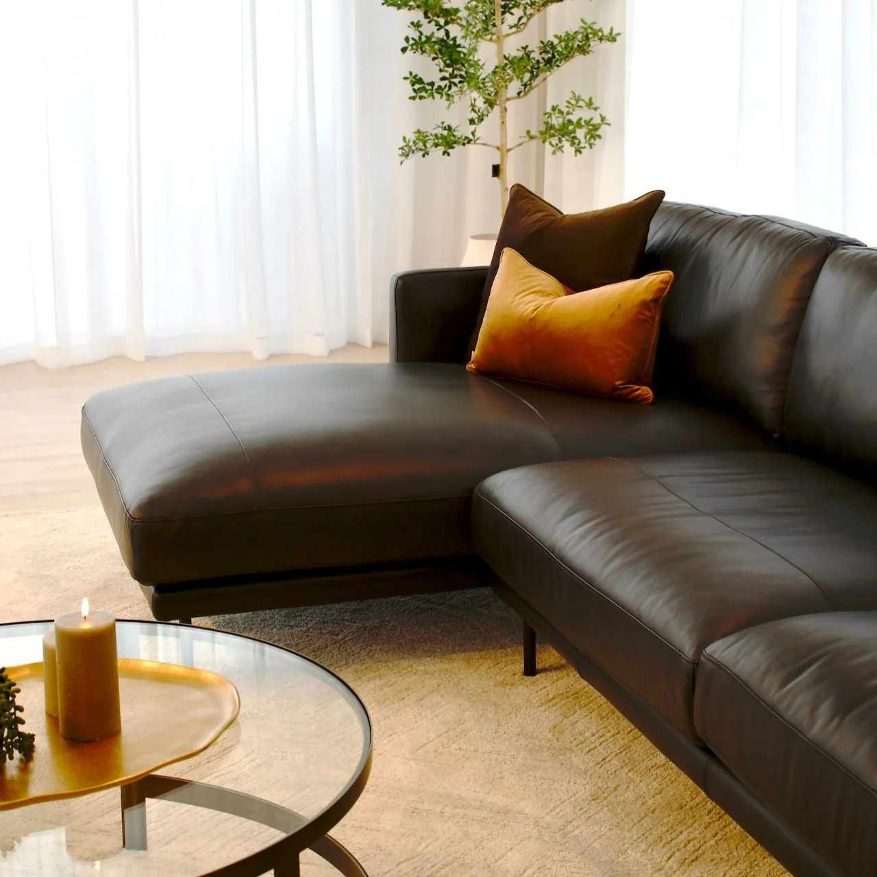 Brooklyn Leather Chaise - Image 4