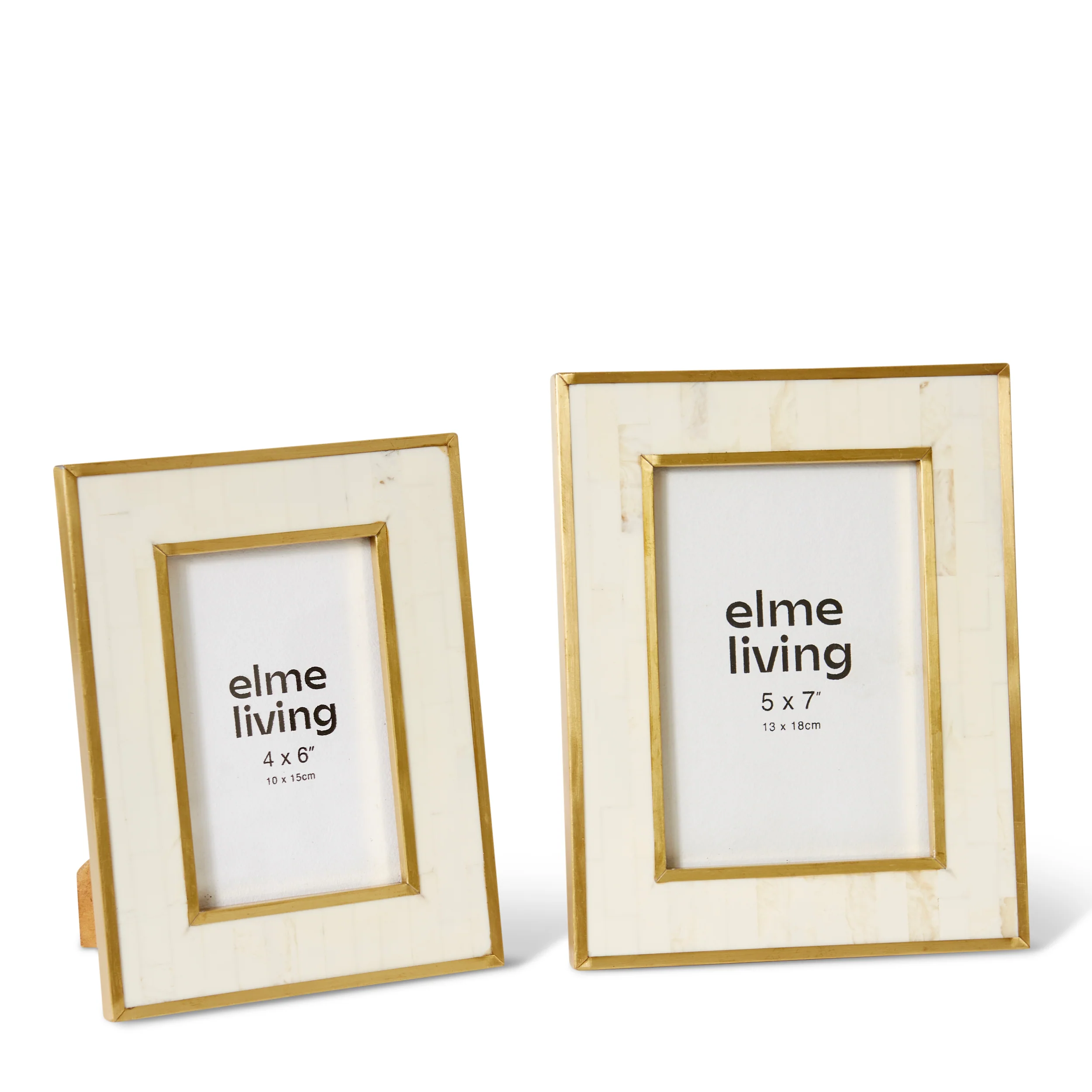 Busara Photo Frame - White/Gold - Image 2