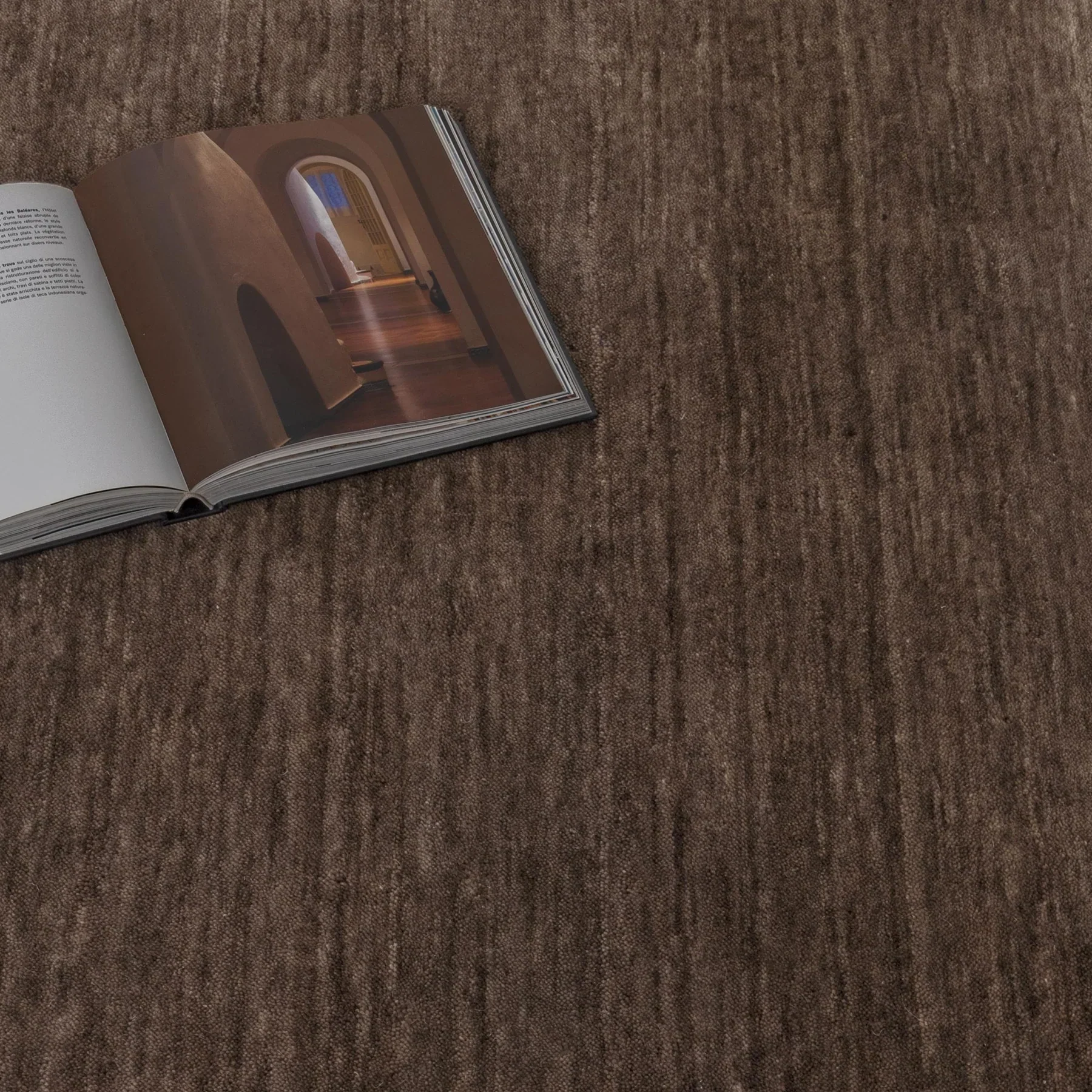 Carmine Hand-Knotted Wool Rug - Brown - Image 2