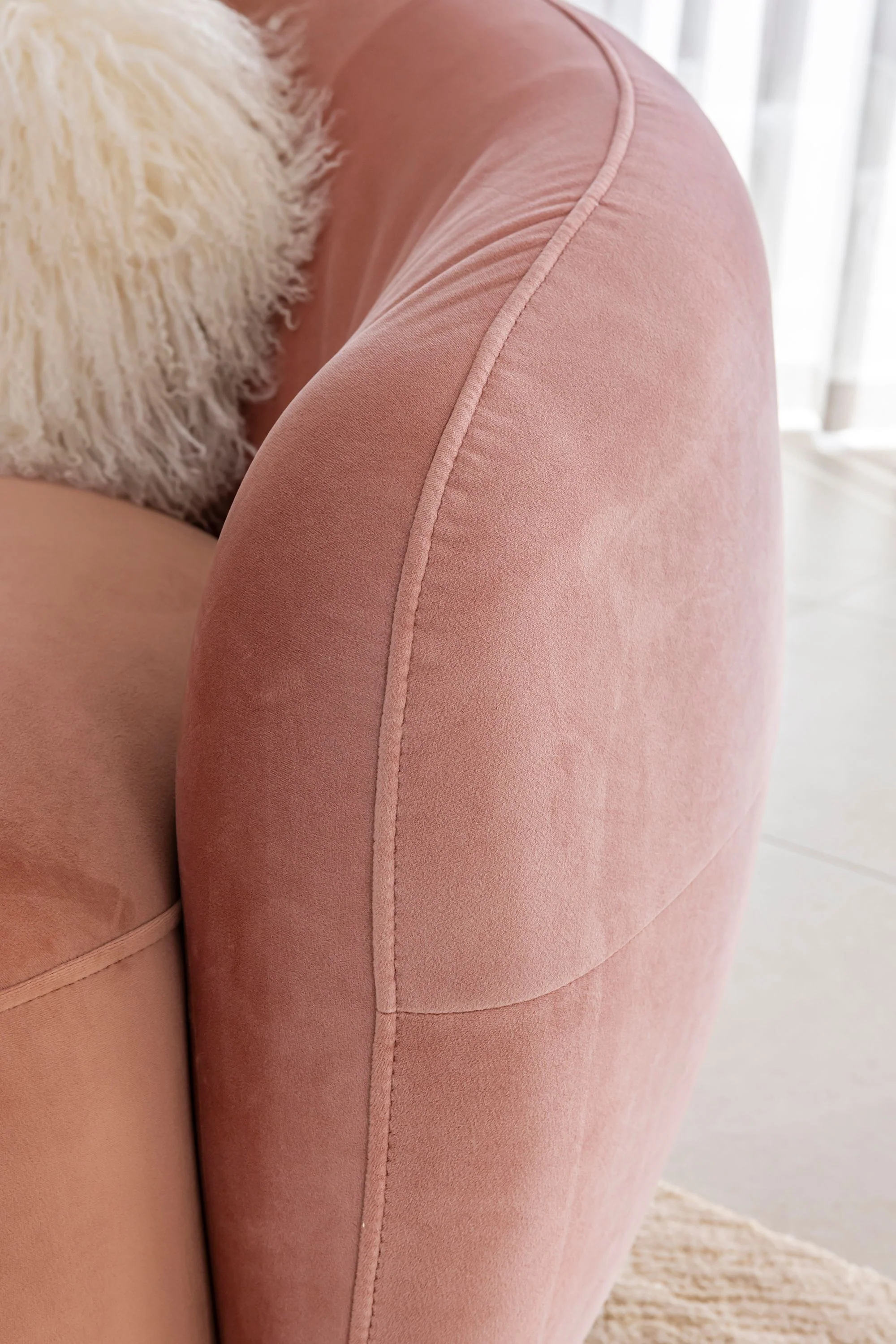 Catalina Armchair - Blush - Image 6