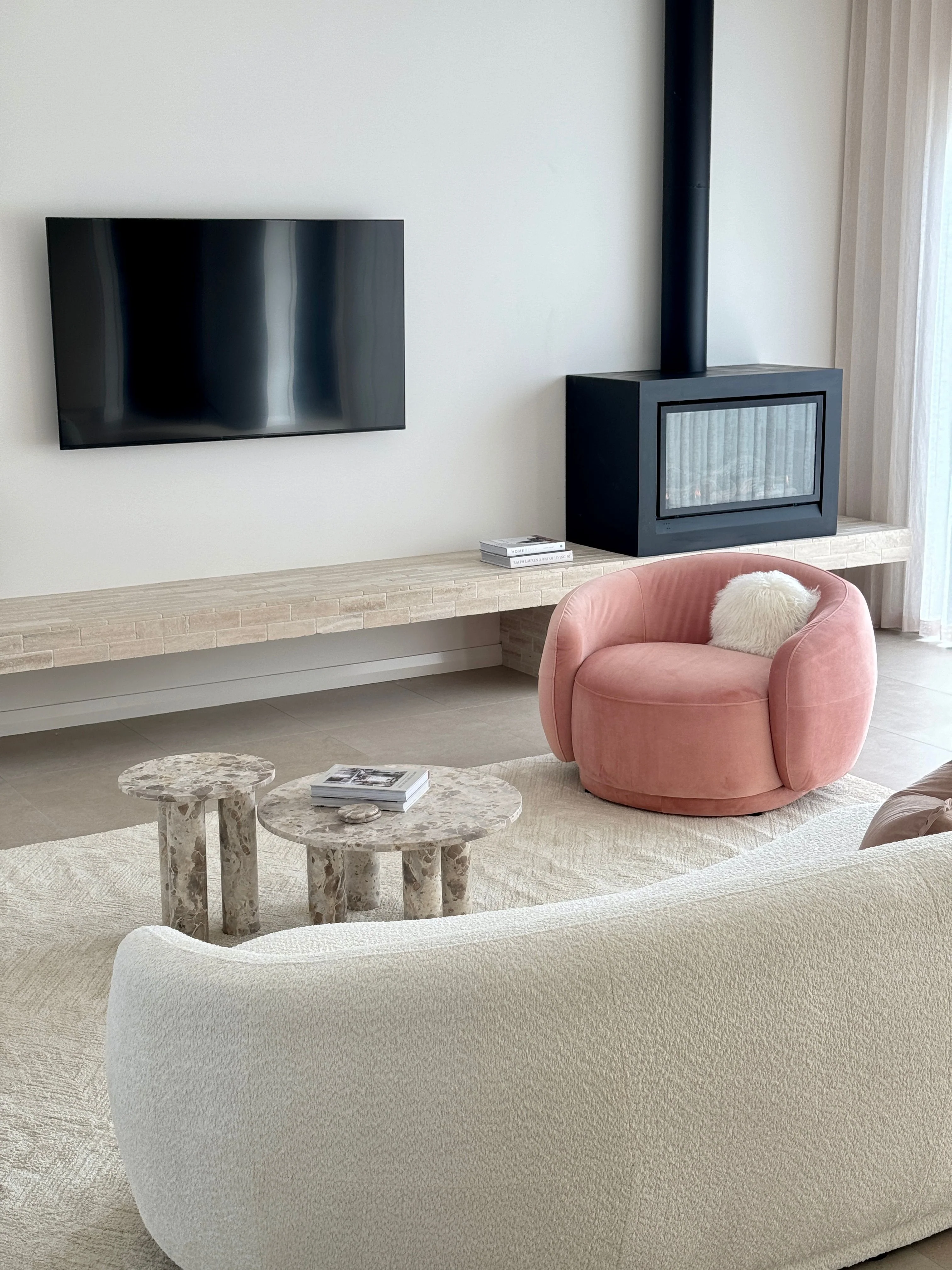 Catalina Armchair - Blush - Image 7