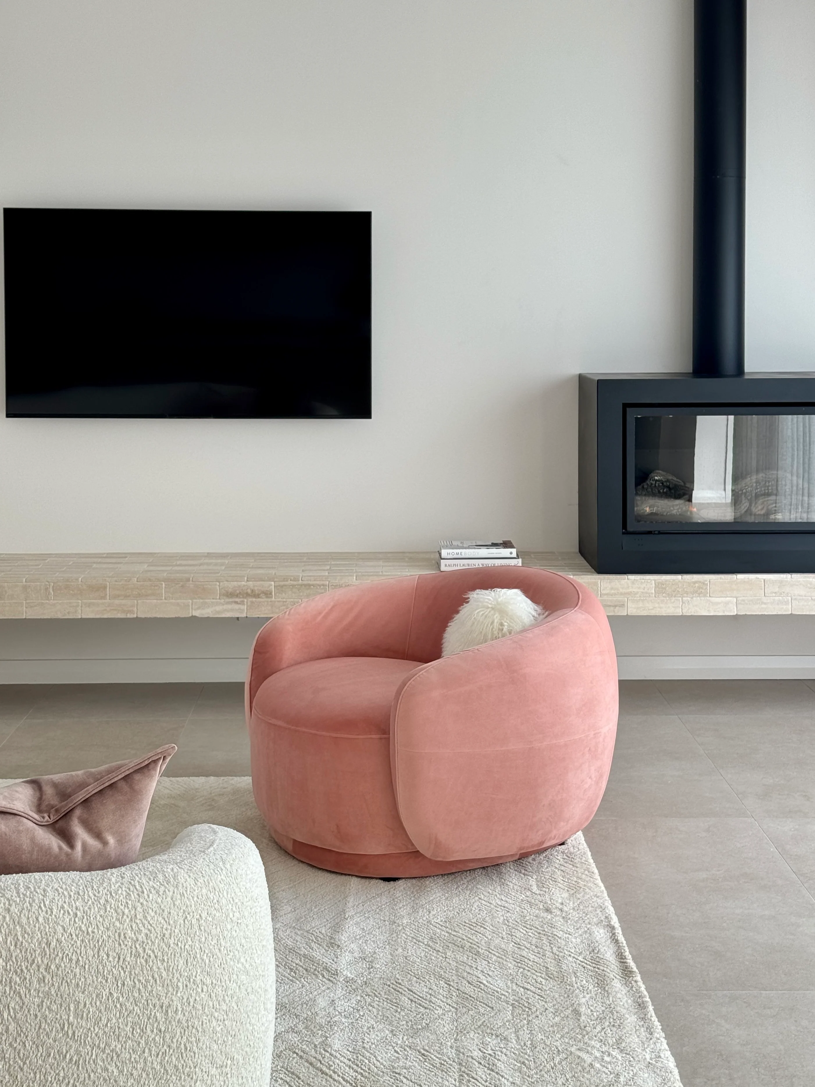 Catalina Armchair - Blush - Image 8