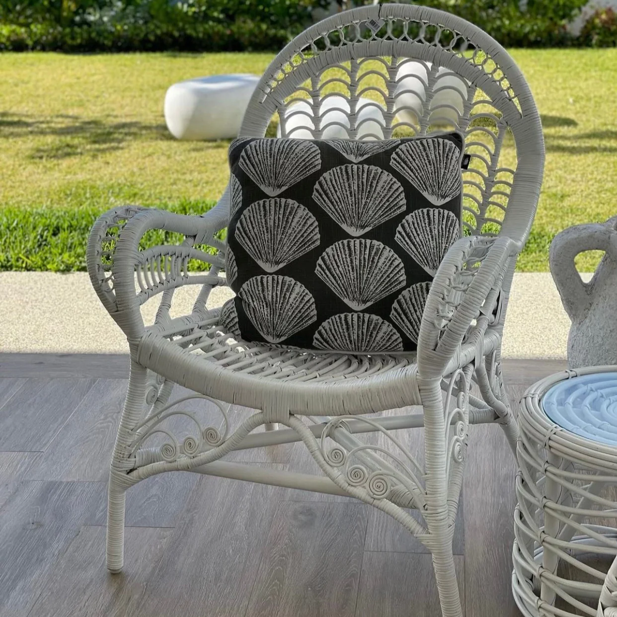 Cherry Rattan Chair