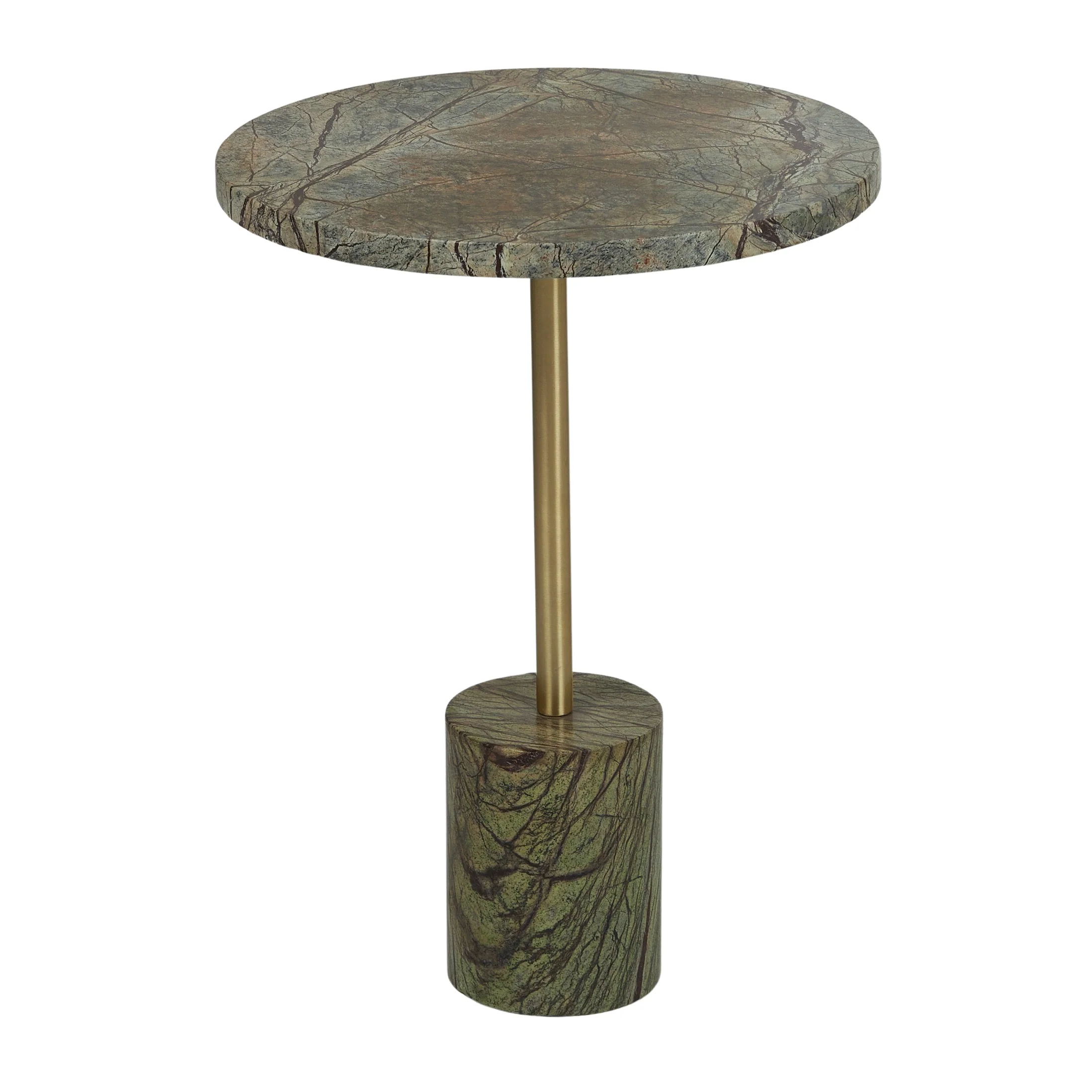 Chiara Marble Side Table - Green - Image 7