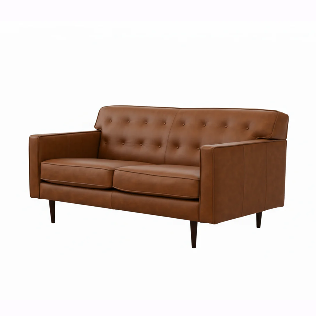 Chiswick Leather 2 Seater Sofa - Image 9