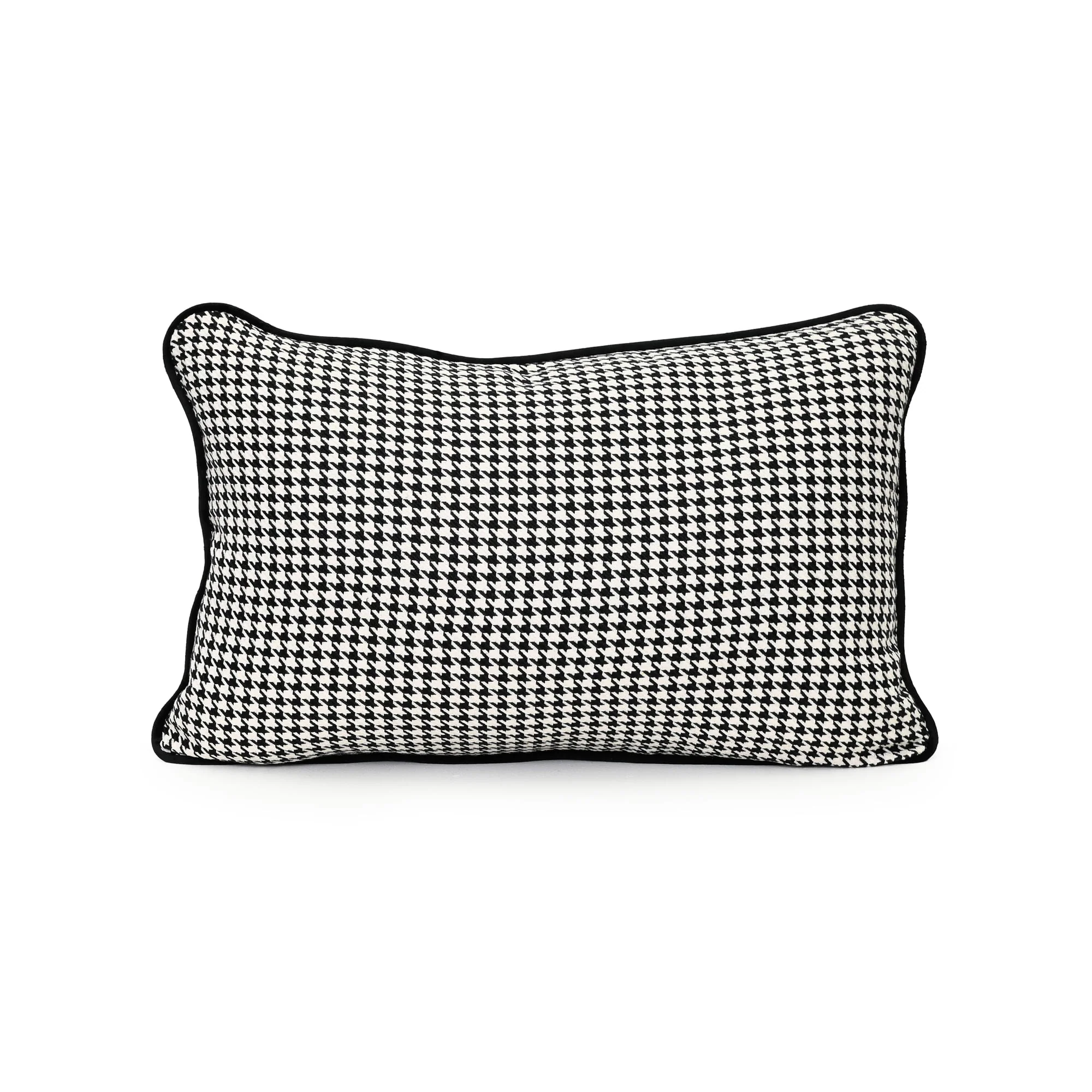 Coco Piped Lumbar Cushion - Houndstooth - Image 2