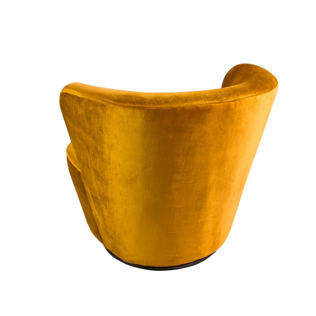Coco Swivel Chair - Vintage Marigold - Image 3