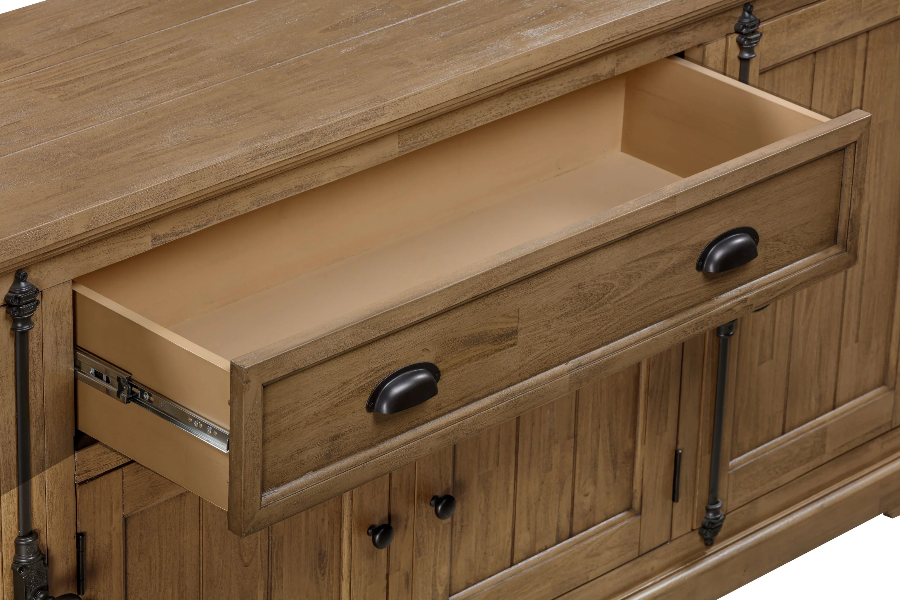 Colorado 4 doors 1 Drawer Sideboard - Image 4