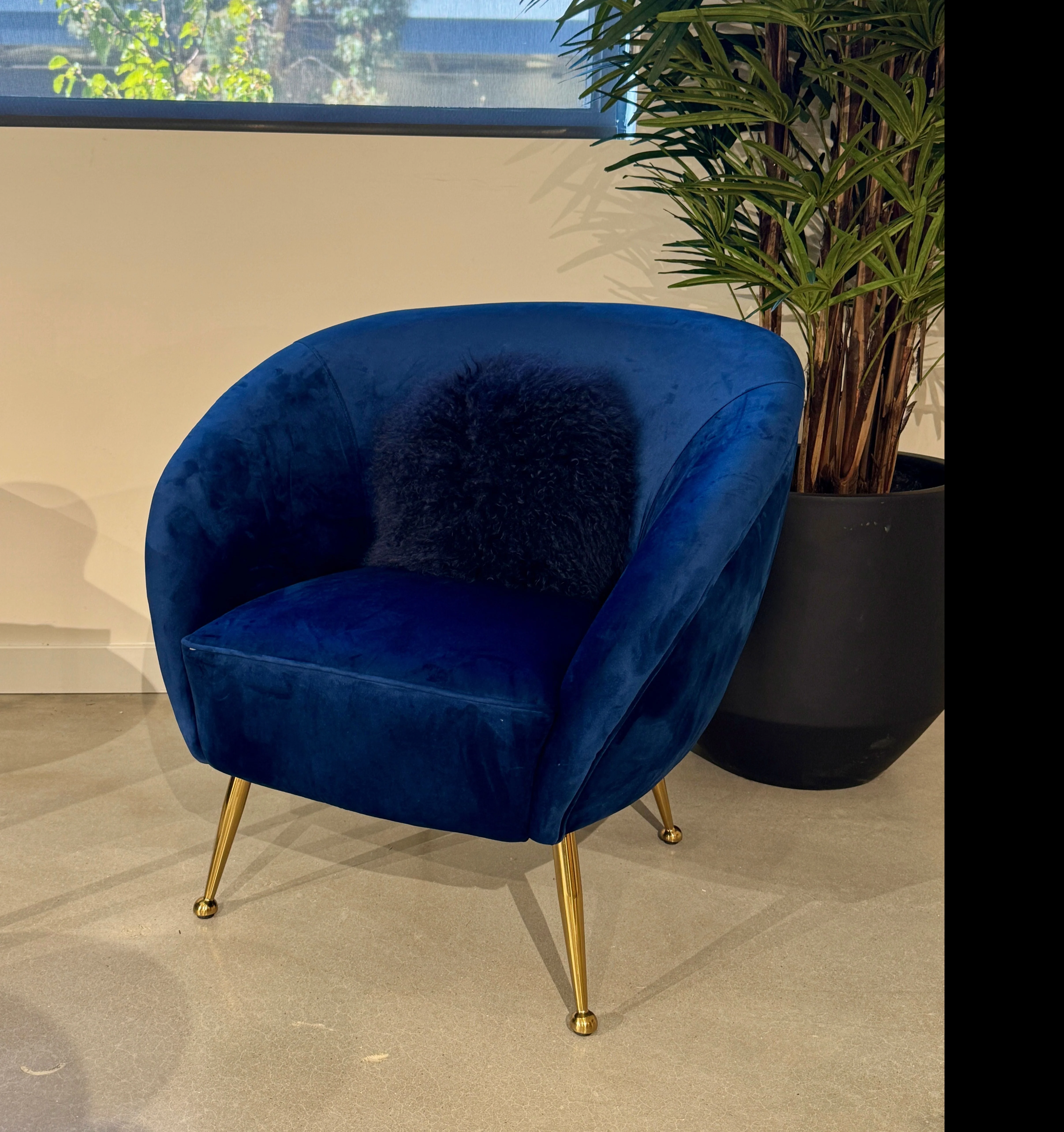 Como Accent Chair - Navy - Image 7