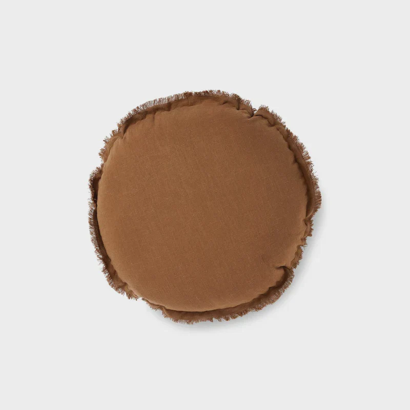 Lewis Round Cushion - Clay