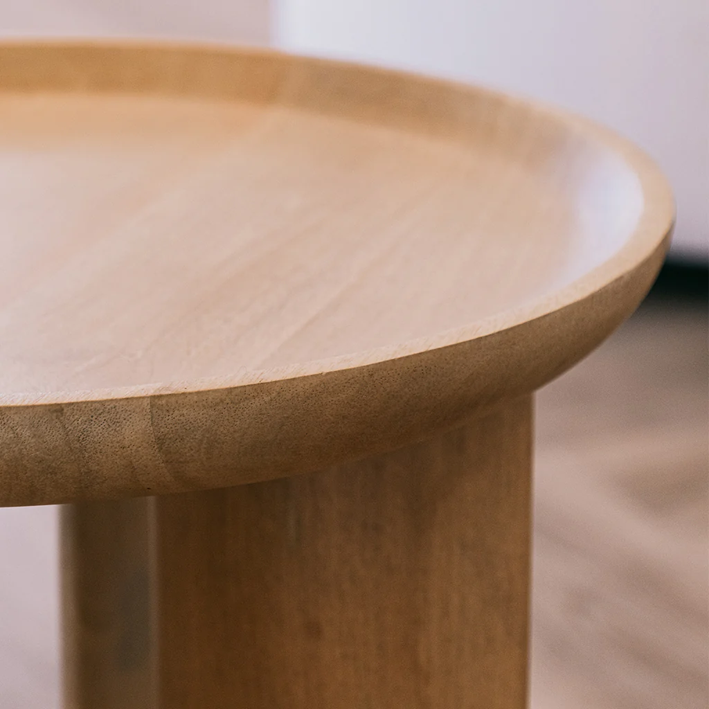 Cove Side Table - Natural - Image 4