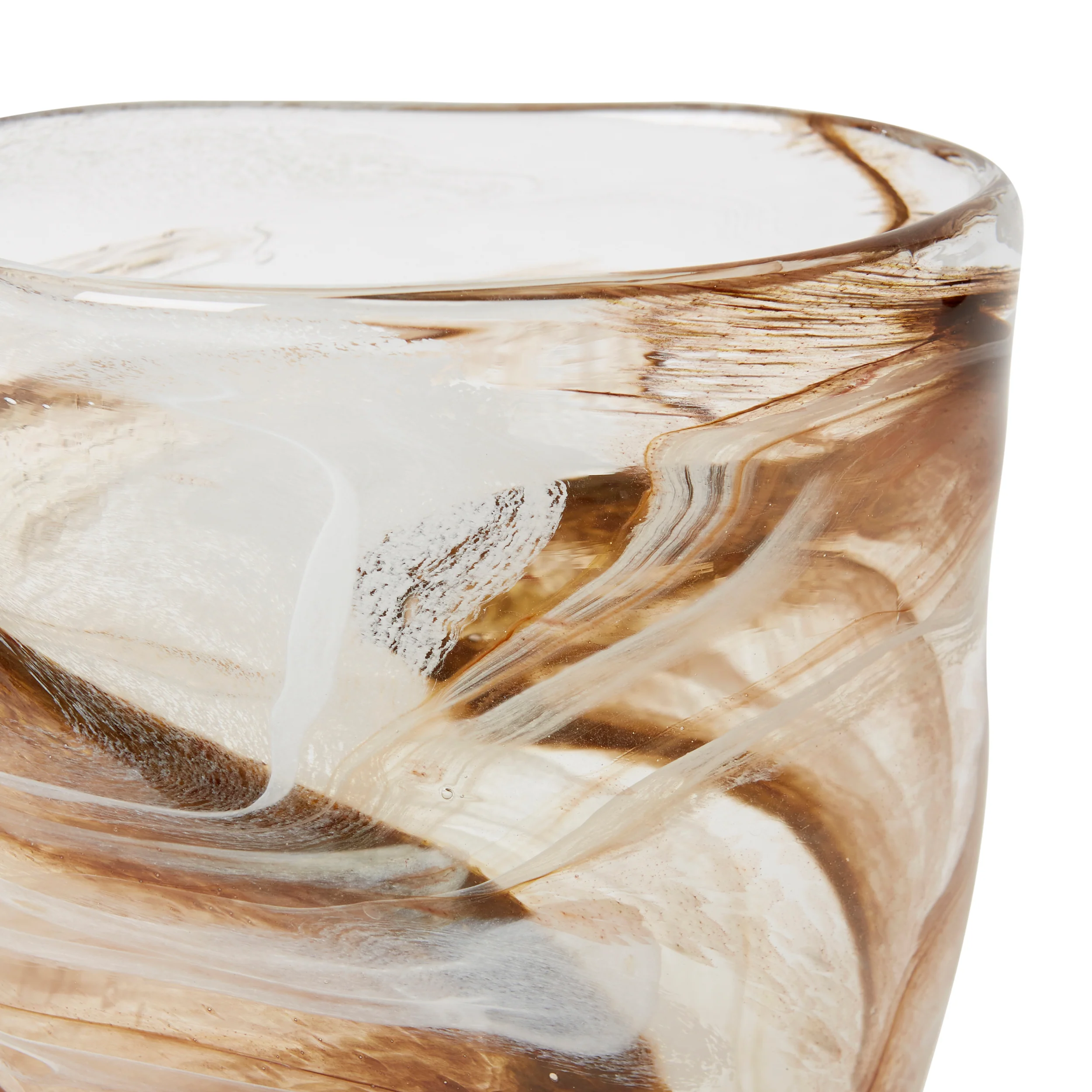 Dalila Vase 24cm - Brown - Image 2