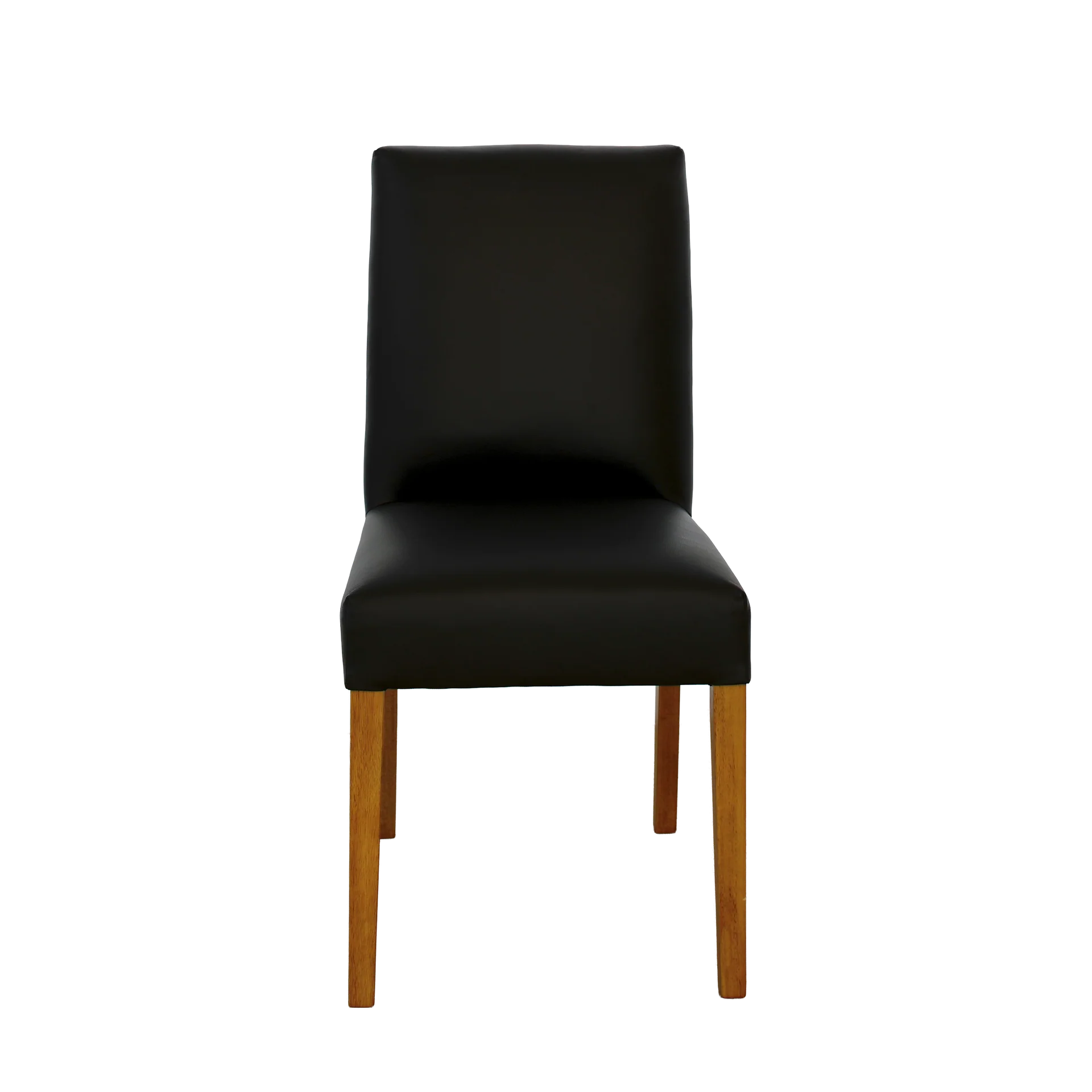 Denmark Full Leather Dining Chair - Black - Image 4