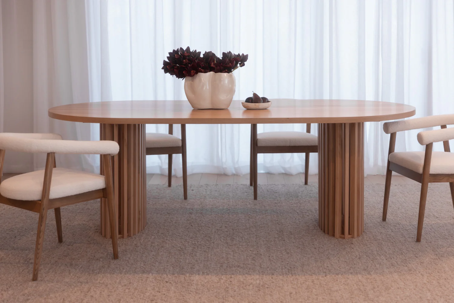Donovan 2300 Oval Dining Table - Image 3