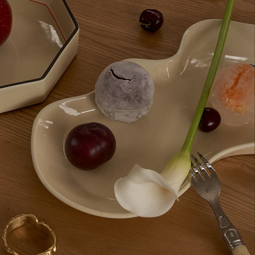 Drift Tray/Platter - Ivory - Image 3