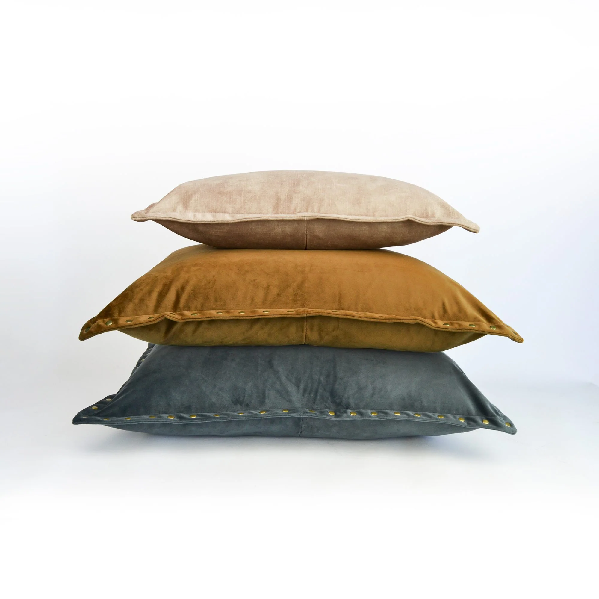 Essential Fine Velvet Lumbar Cushion - Ivory - Image 2