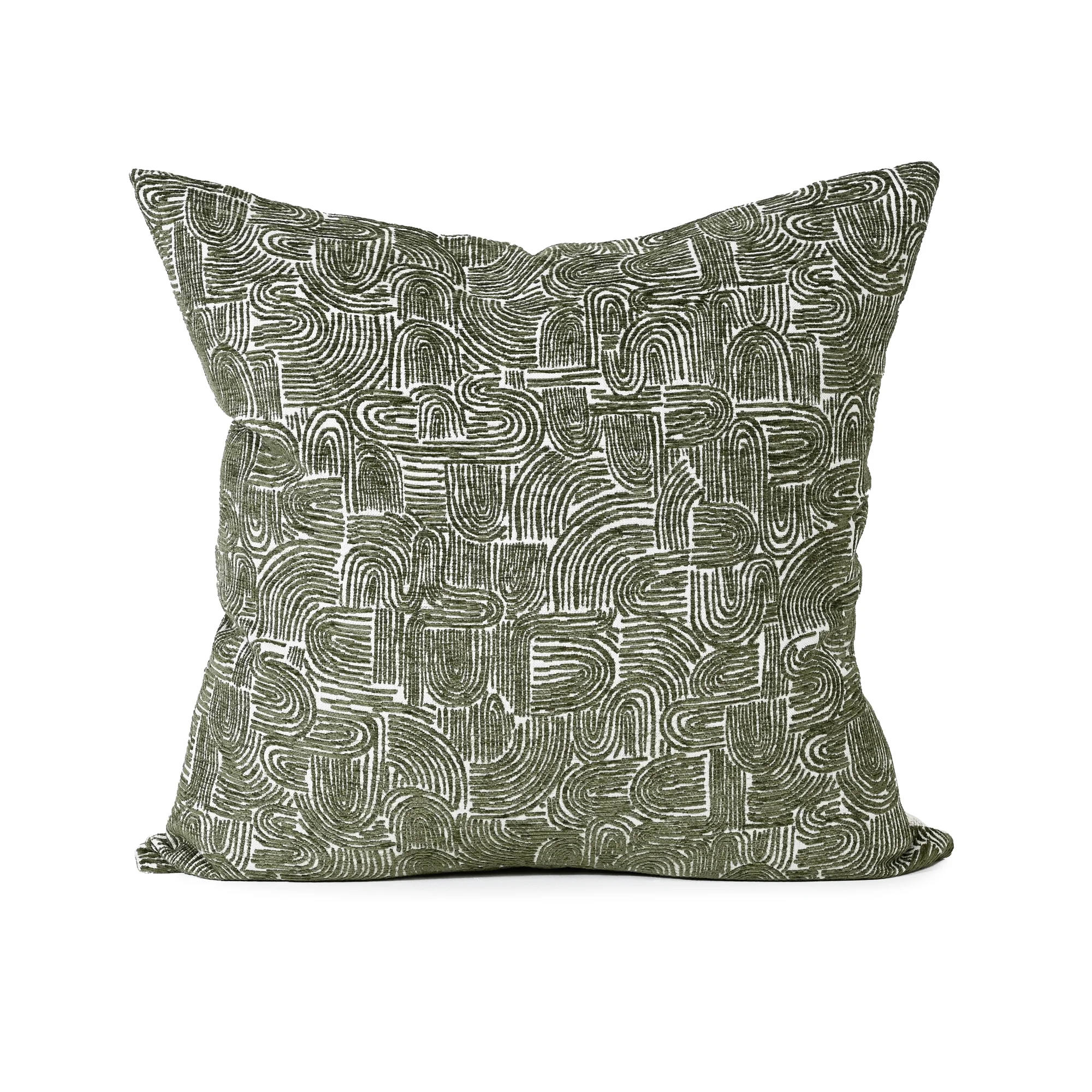 Forest Swirl Fabric Cushion - Image 2