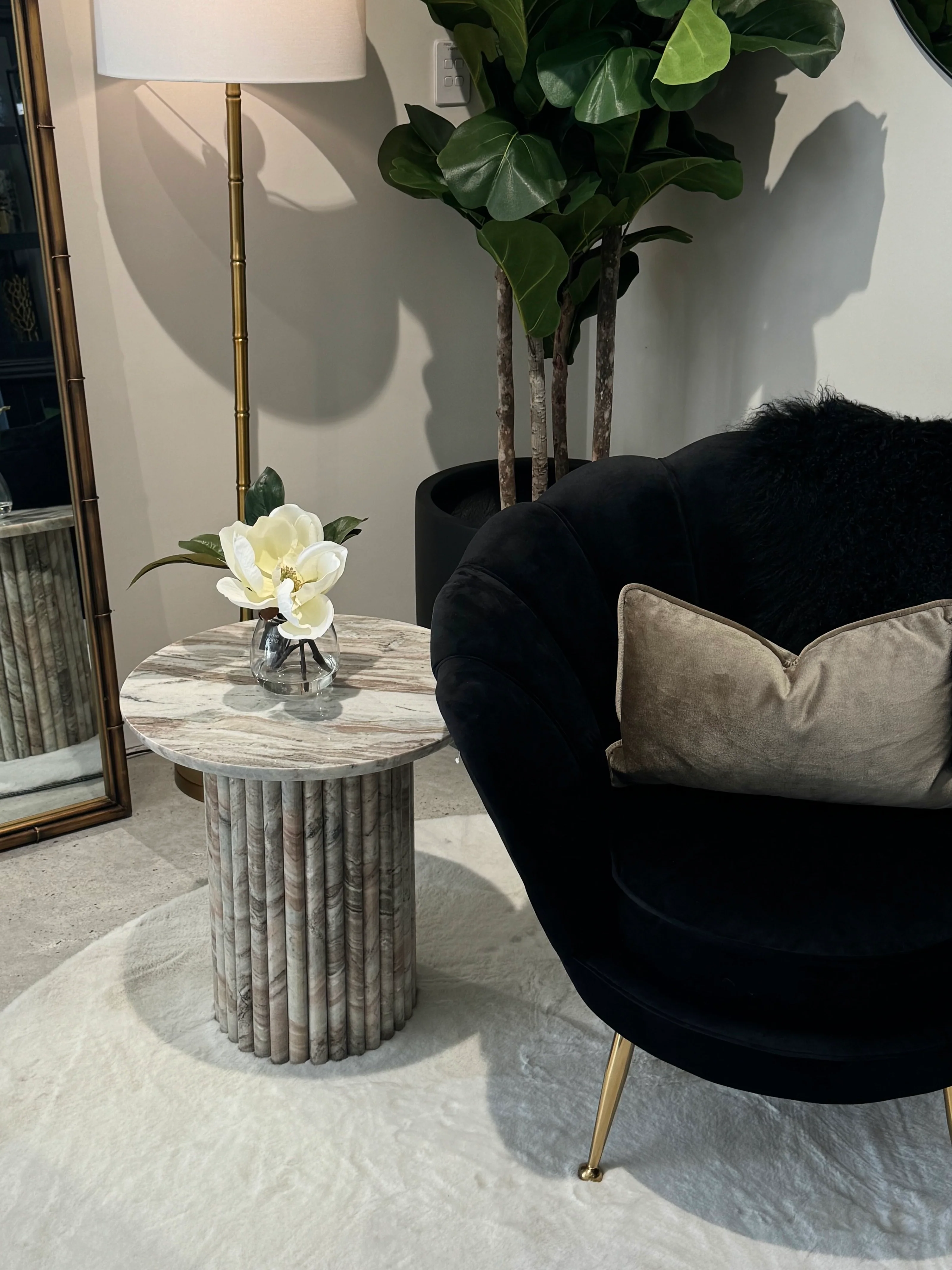 Gia Marble Side Table - Image 8