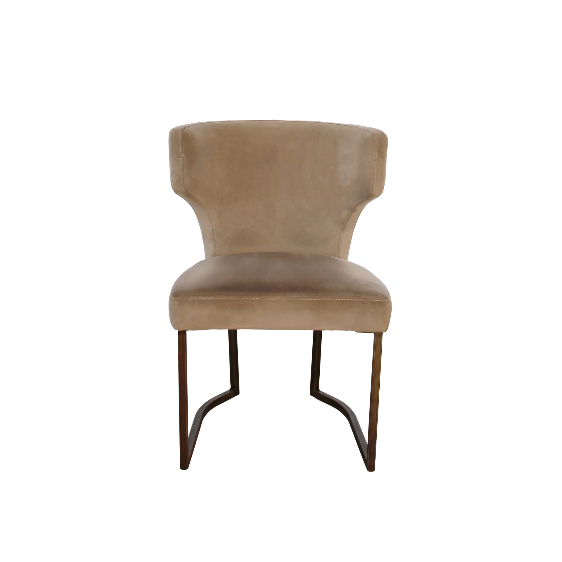 Gigi Velvet Dining Chair - Champagne - Image 5