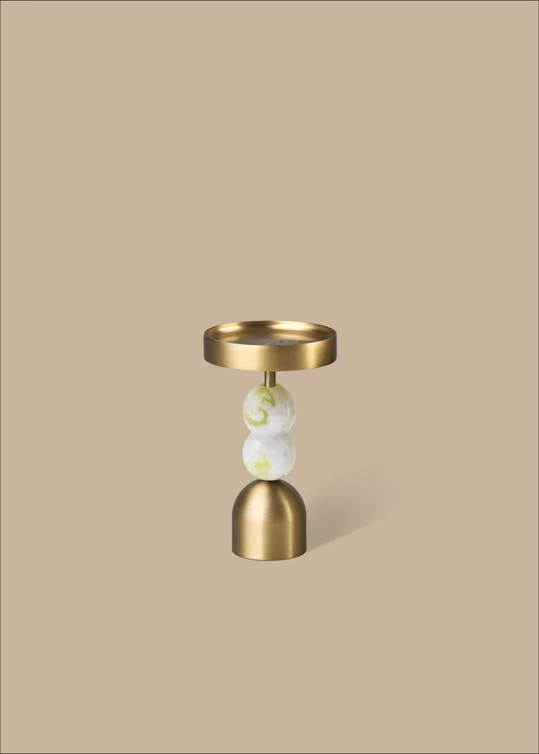 Gourd-Geous Candle Holder - M Yellow Speckle - Image 2