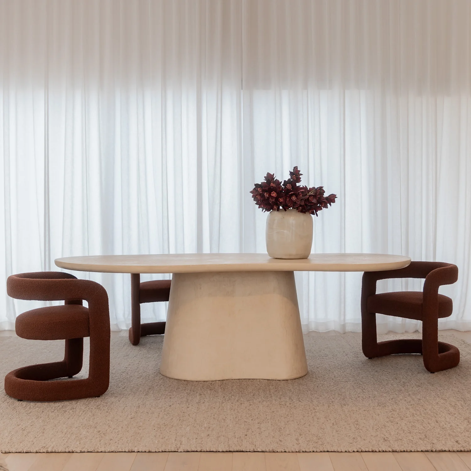 Iliad 2400 Dining Table - Sand - Image 4