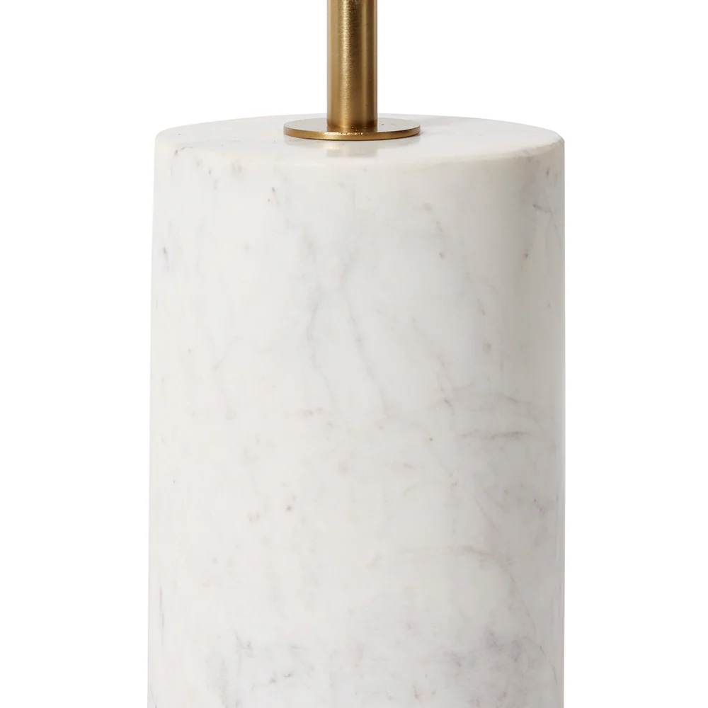 Kush Side Table - White & Gold - Image 3