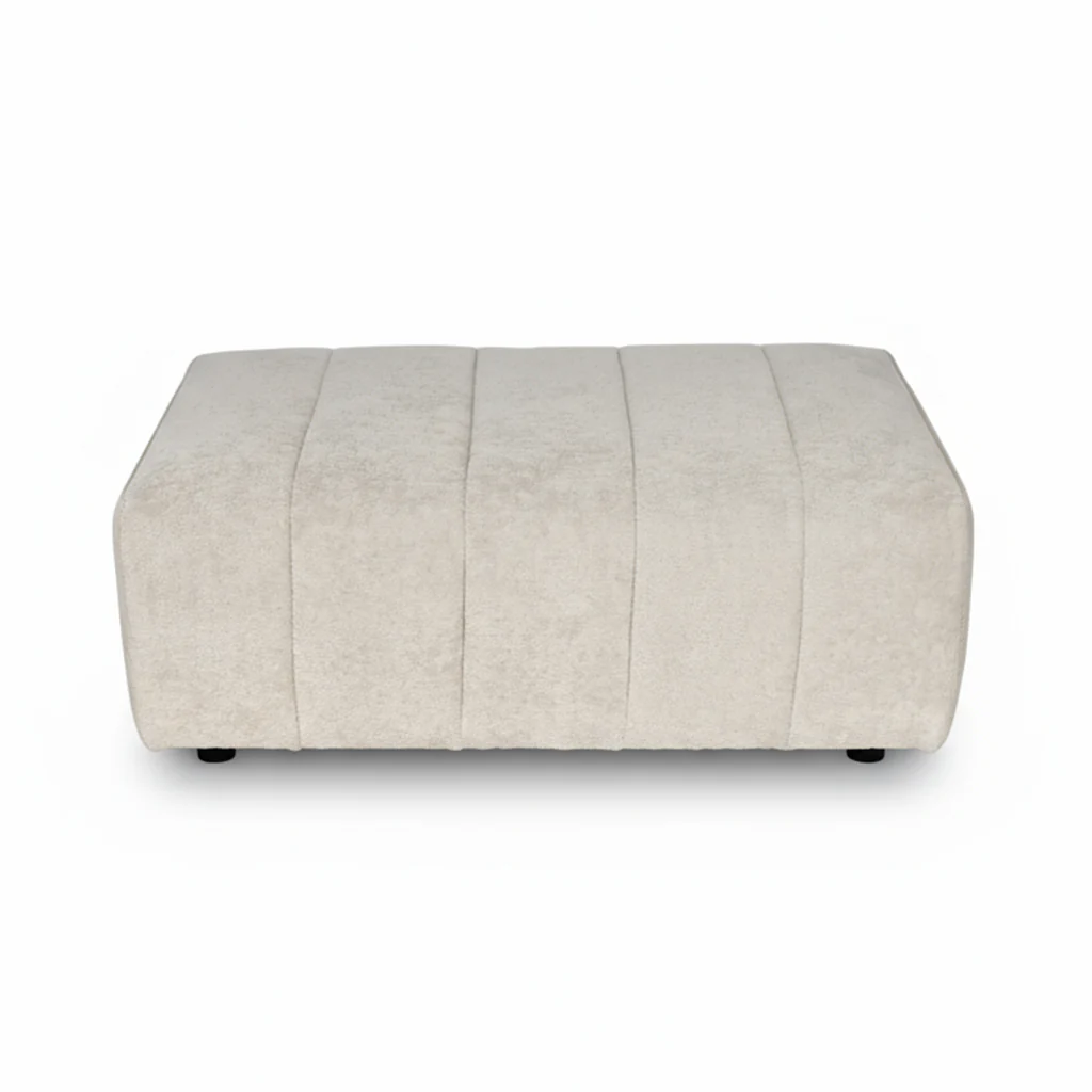 Laurent Ottoman - Cuddle Cobblestone