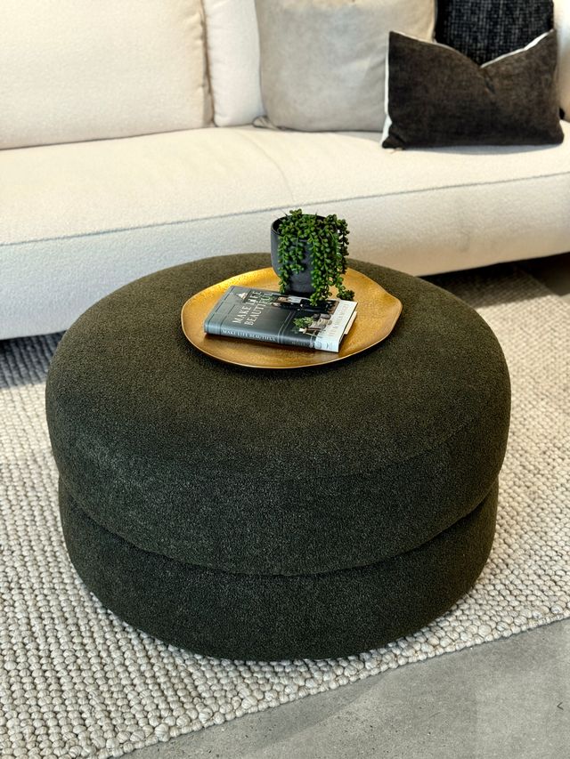 Lazuli Boucle Ottoman - Image 3