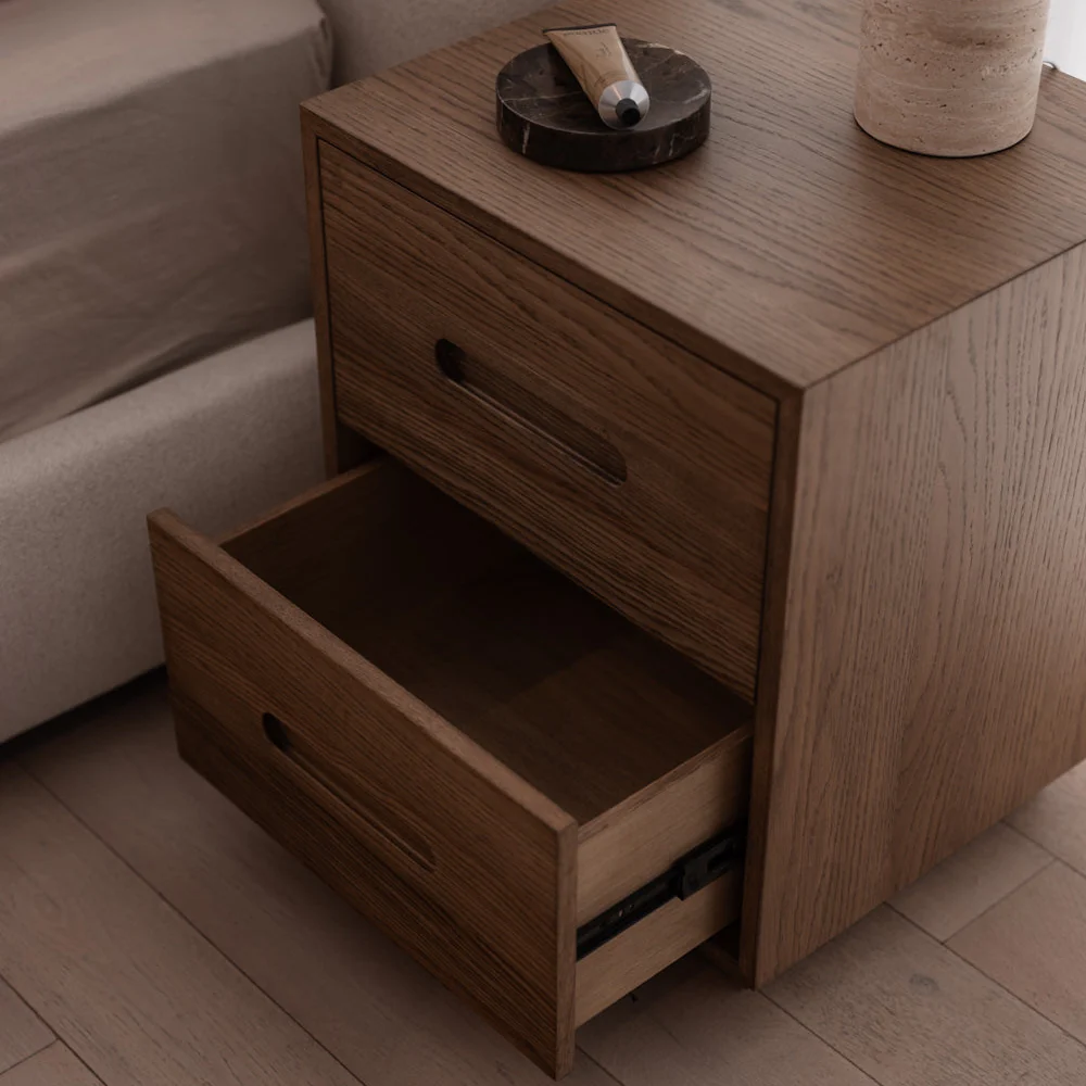 Lilo 2 Drawer Bedside - Image 2