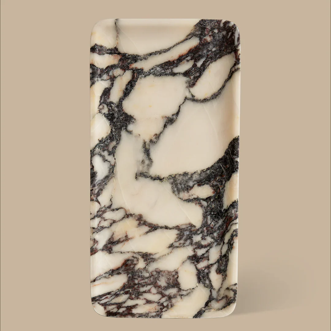 Linea Rectangle Marble Tray - Image 2