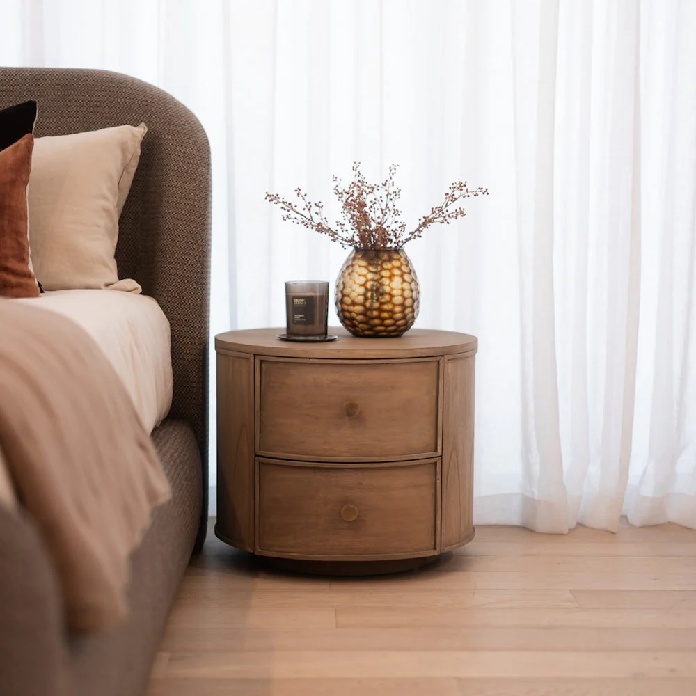Lorna Bedside - Walnut