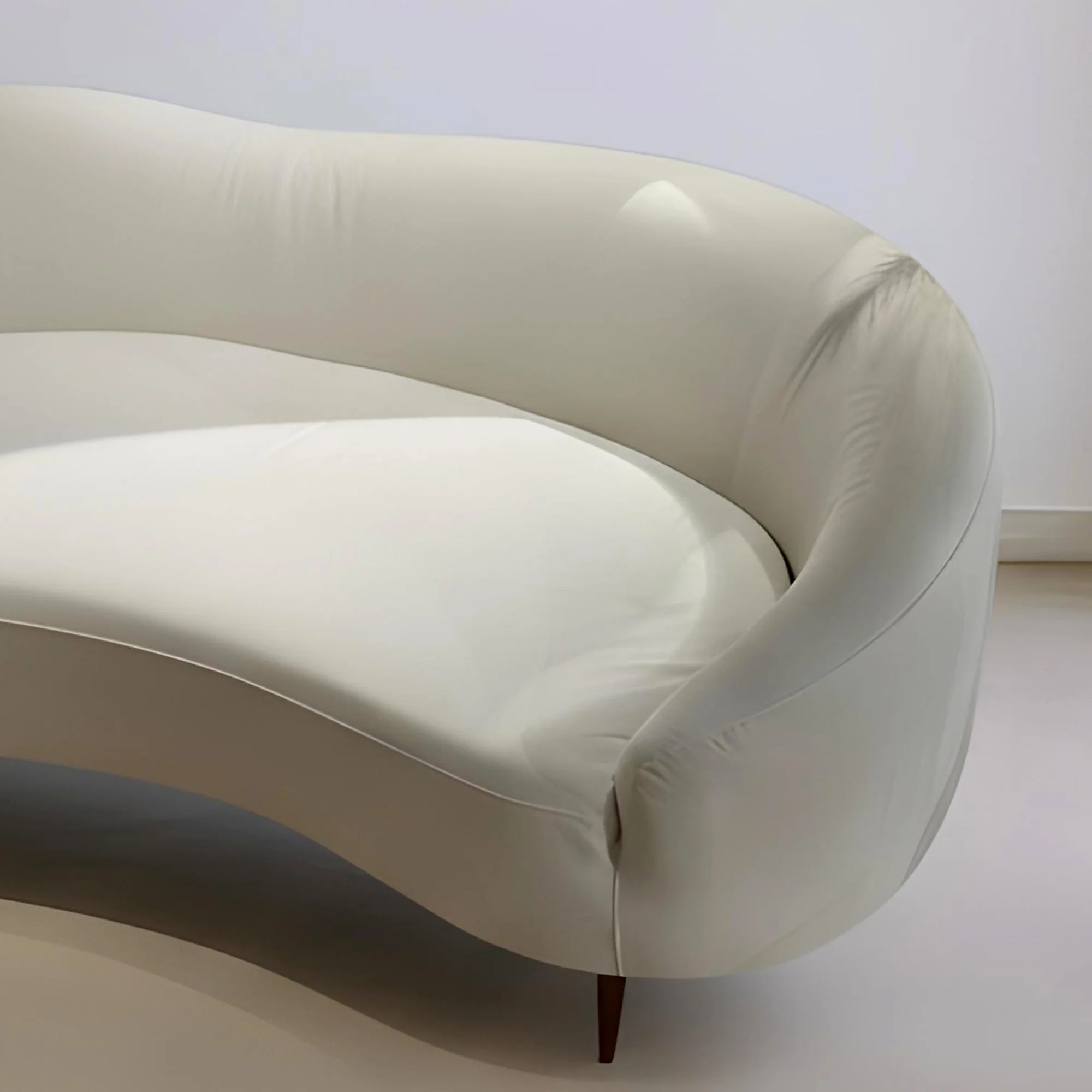 Lucia 3 Seater Sofa - Cream - Image 3