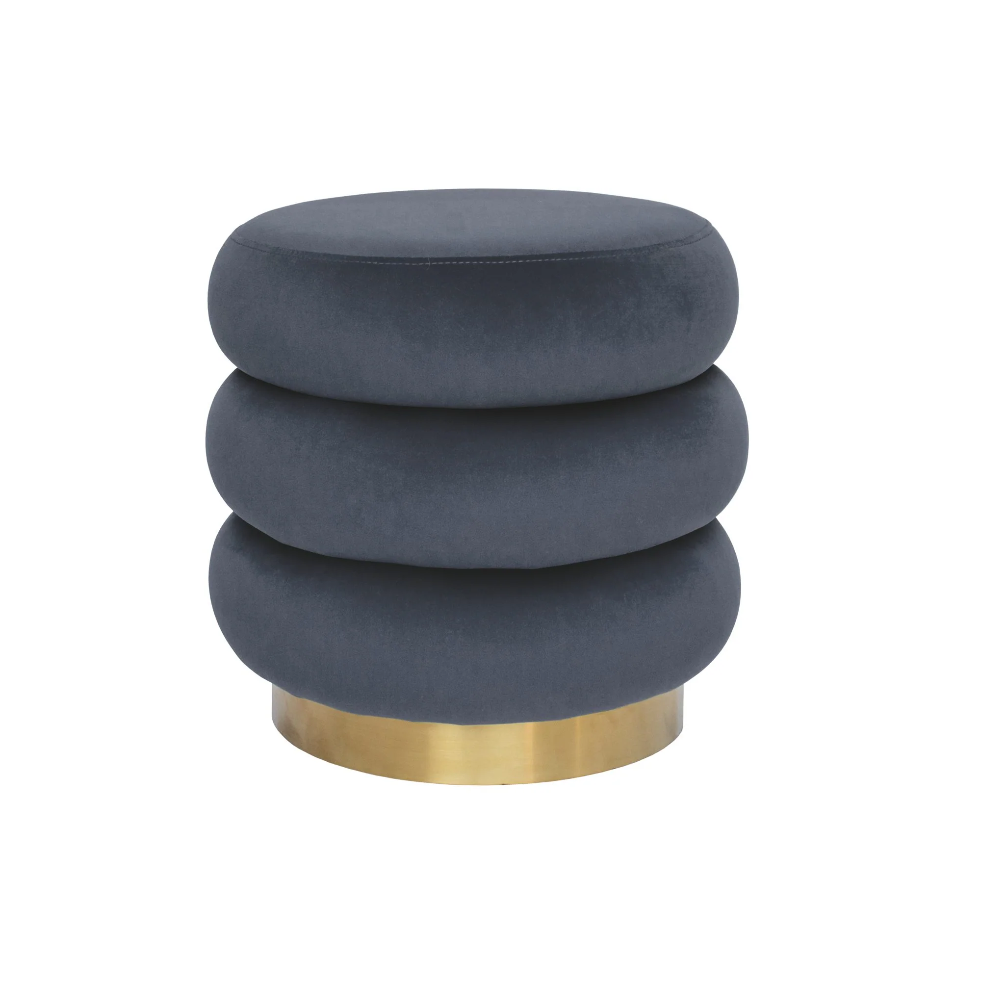 Lulu Ottoman - Charcoal