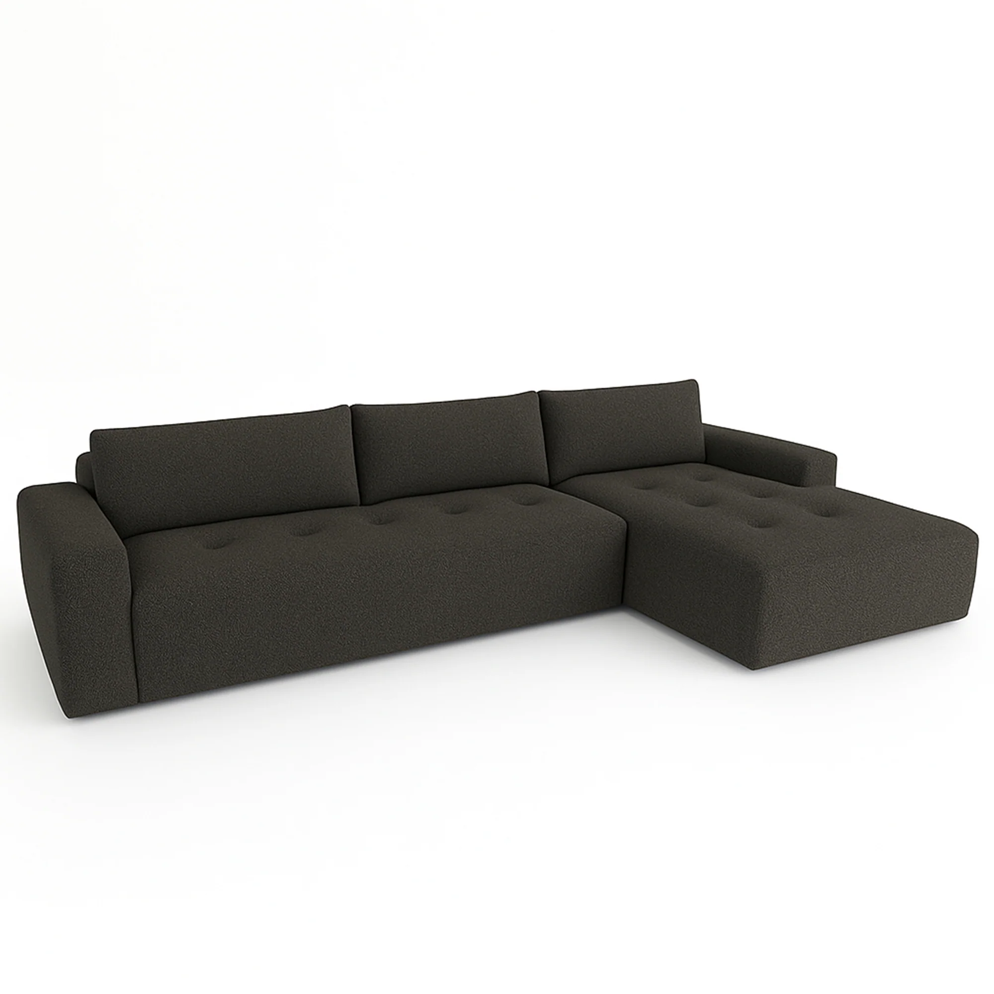 Lyla 3 Seater with Chaise - Cloud Caviar - Image 9