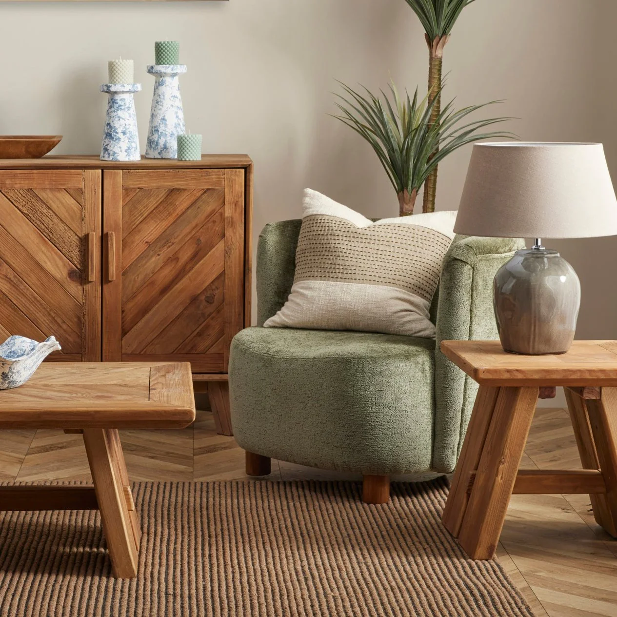 Maeve Armchair - Sage/Walnut - Image 6