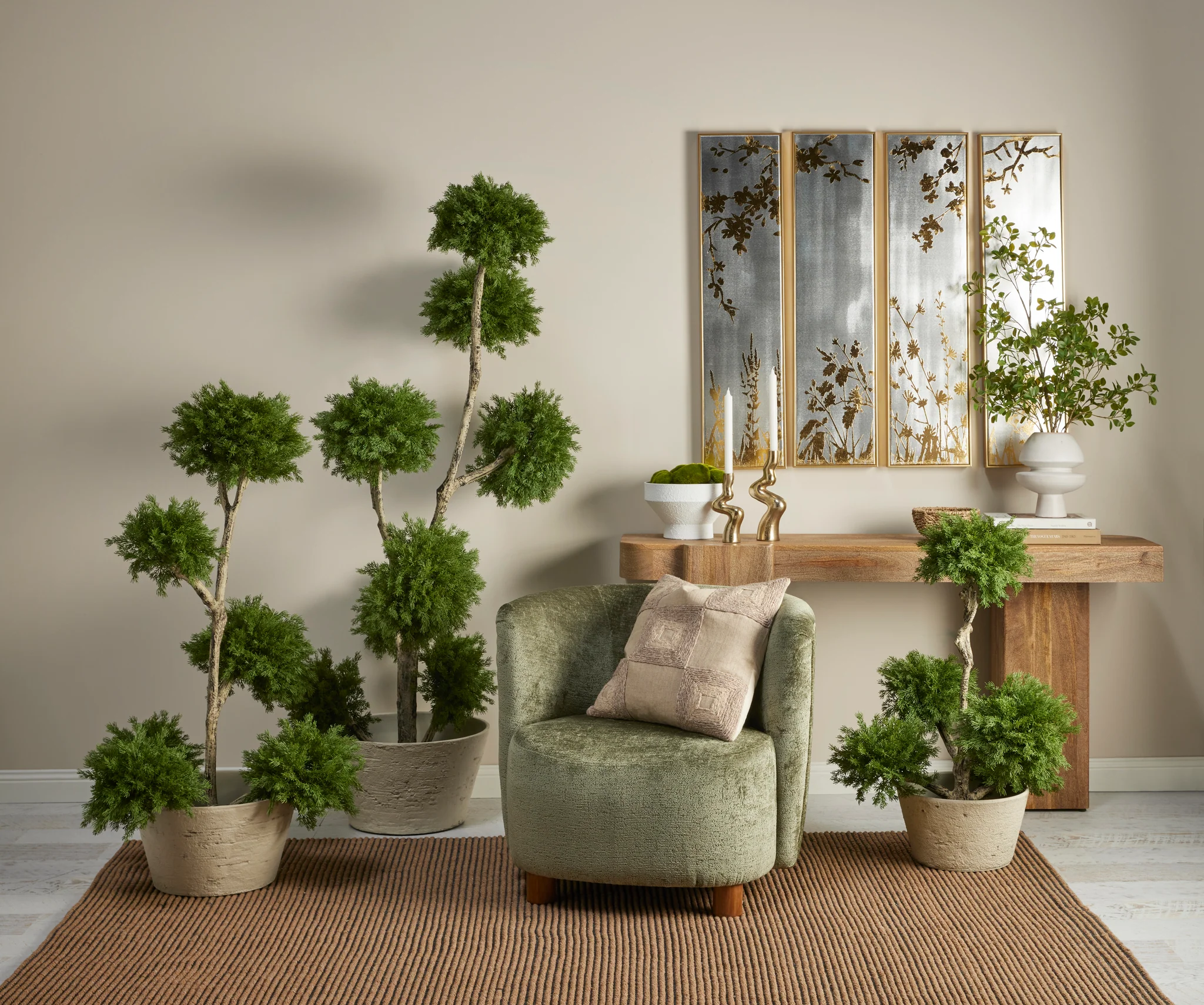 Maeve Armchair - Sage/Walnut - Image 7