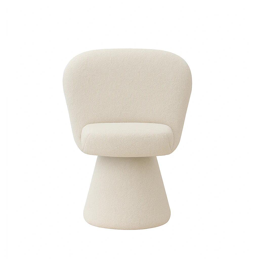 Michel Swivel Dining Chair - Sand - Image 8