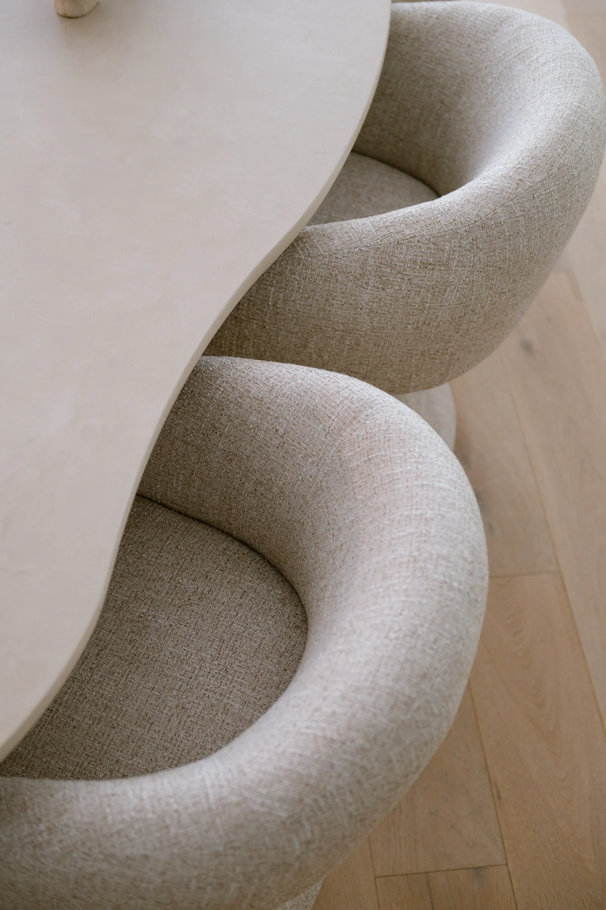 Noemi Swivel Dining Chair - Oat - Image 4