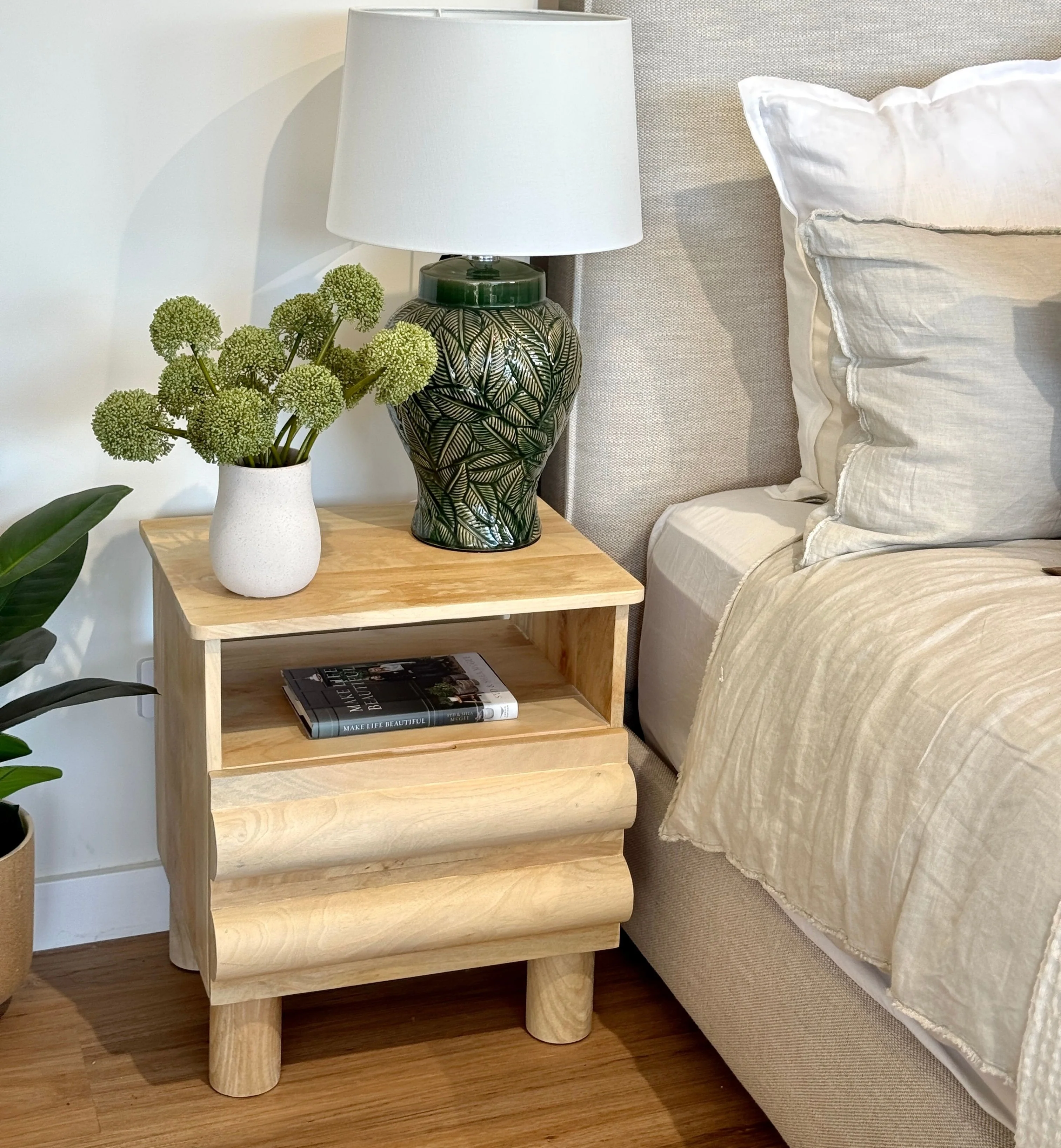 Noor 1 Drawer Bedside - Image 5