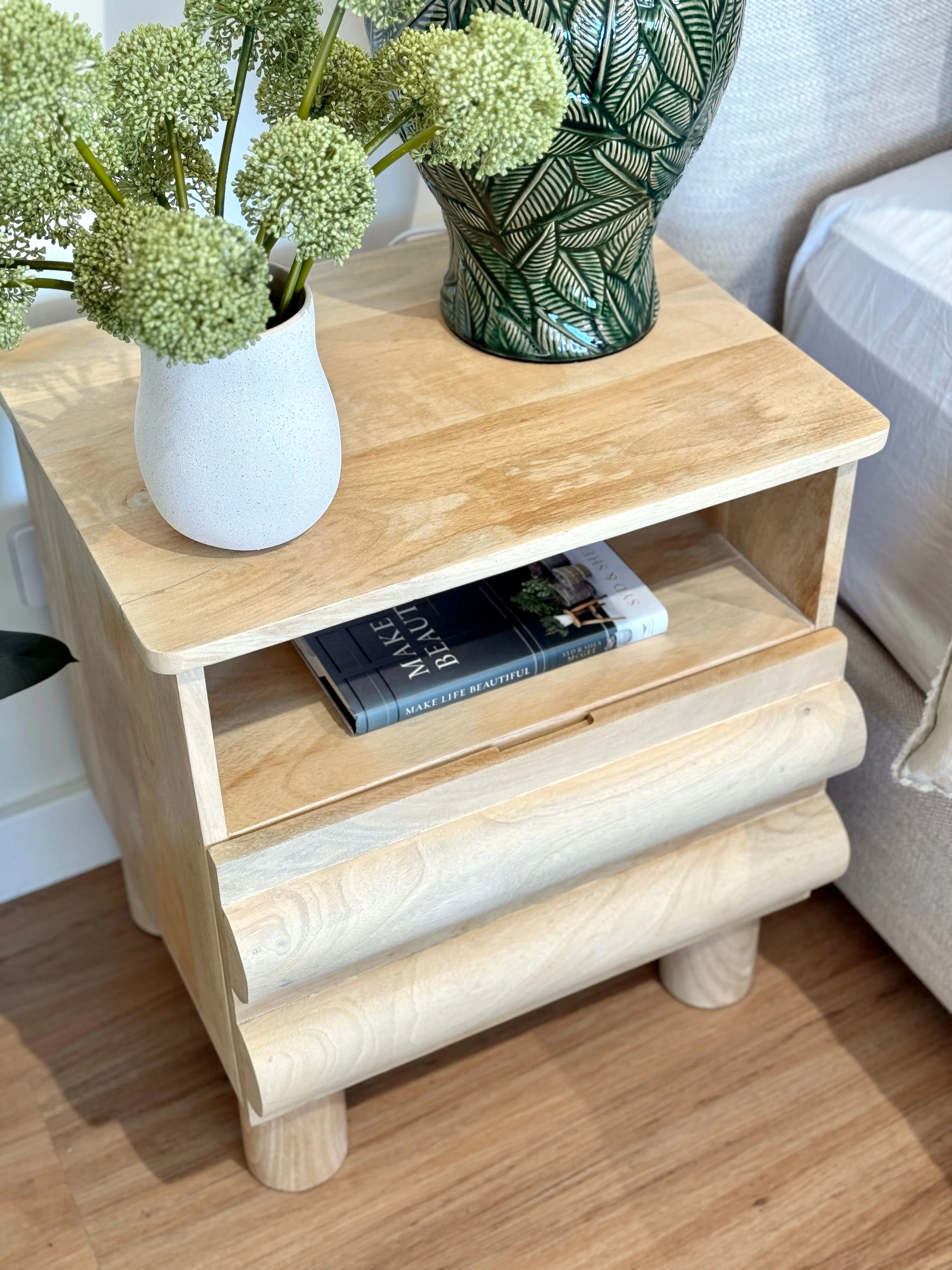 Noor 1 Drawer Bedside - Image 7
