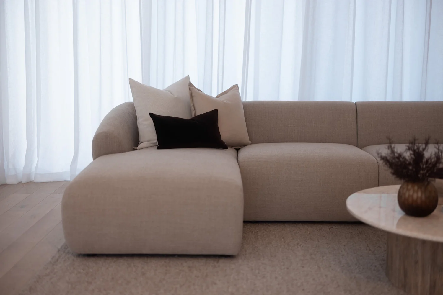 Sade Modular Lounge - Preston Cobblestone - Image 4