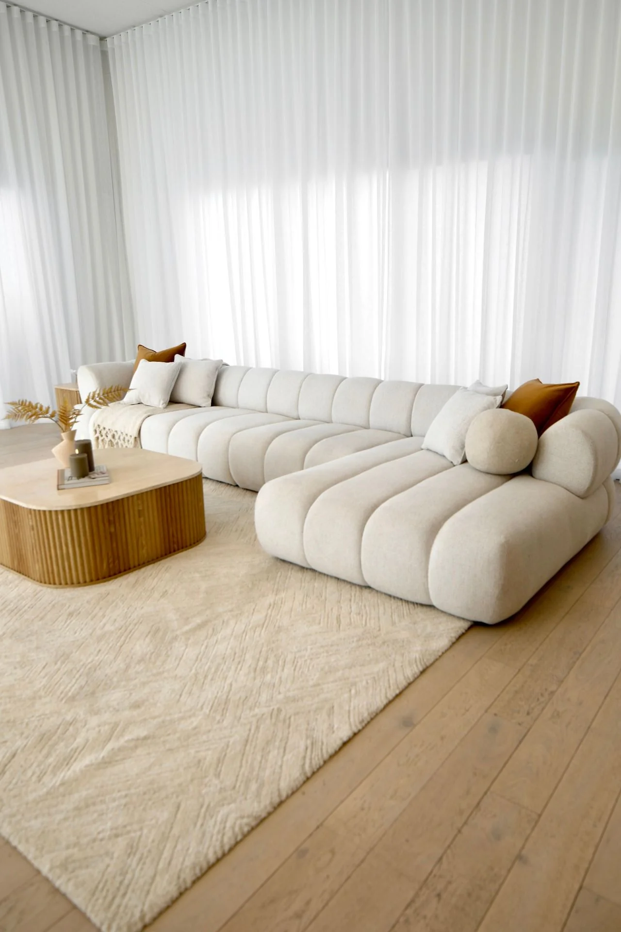 Savannah LHS Chaise - Vanilla - Image 2