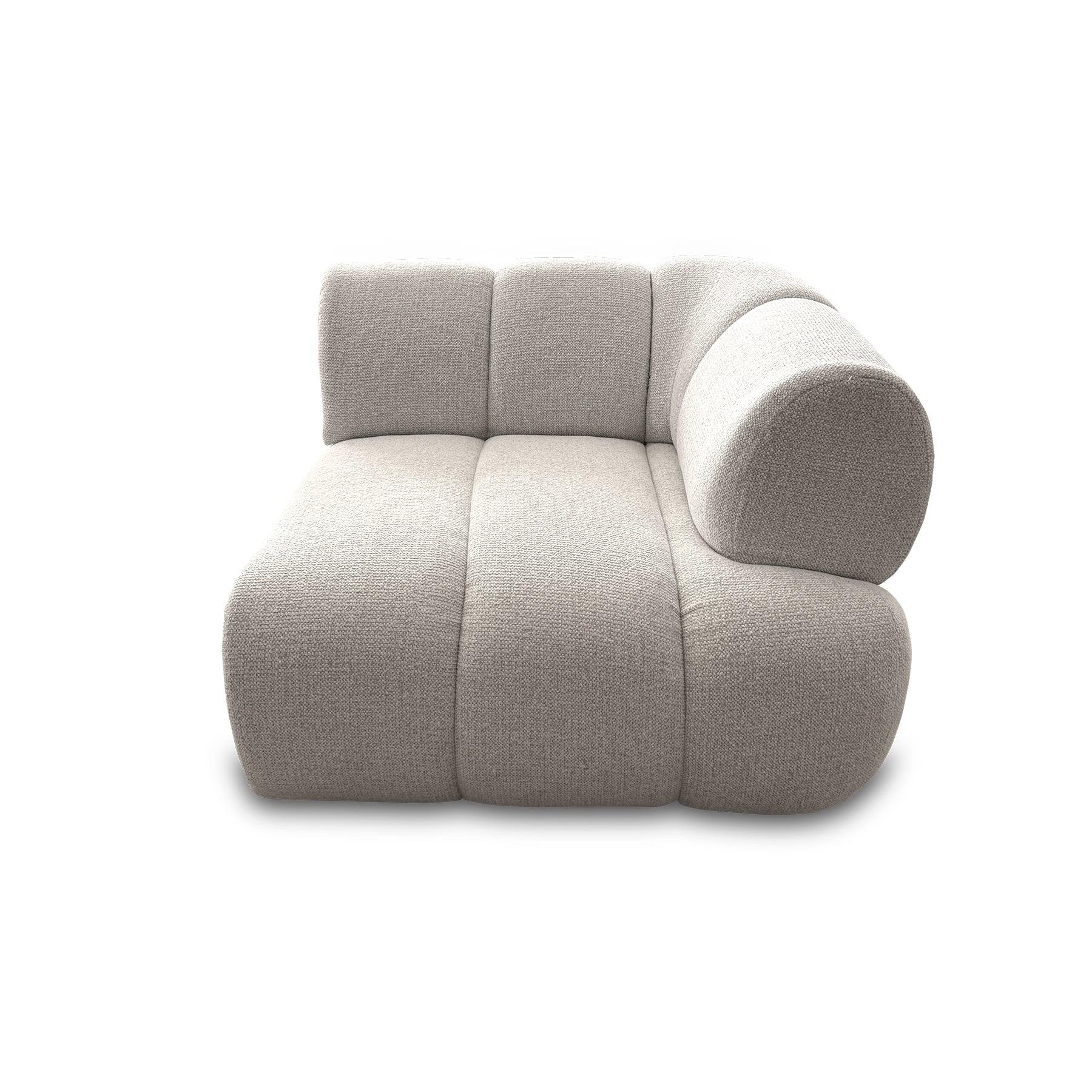 Savannah Single Seat with RHS Arm - Vanilla