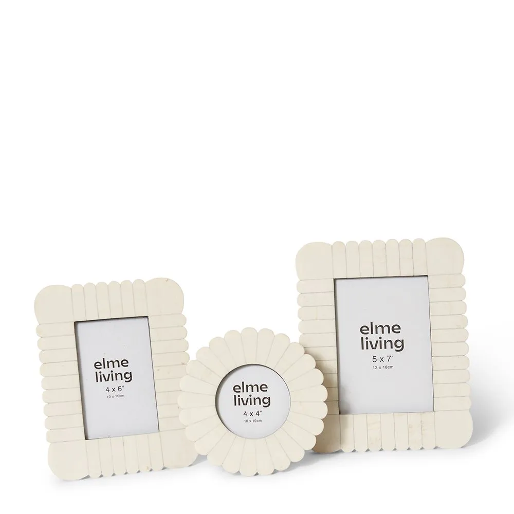Senan 4x6 Photo Frame - Cream