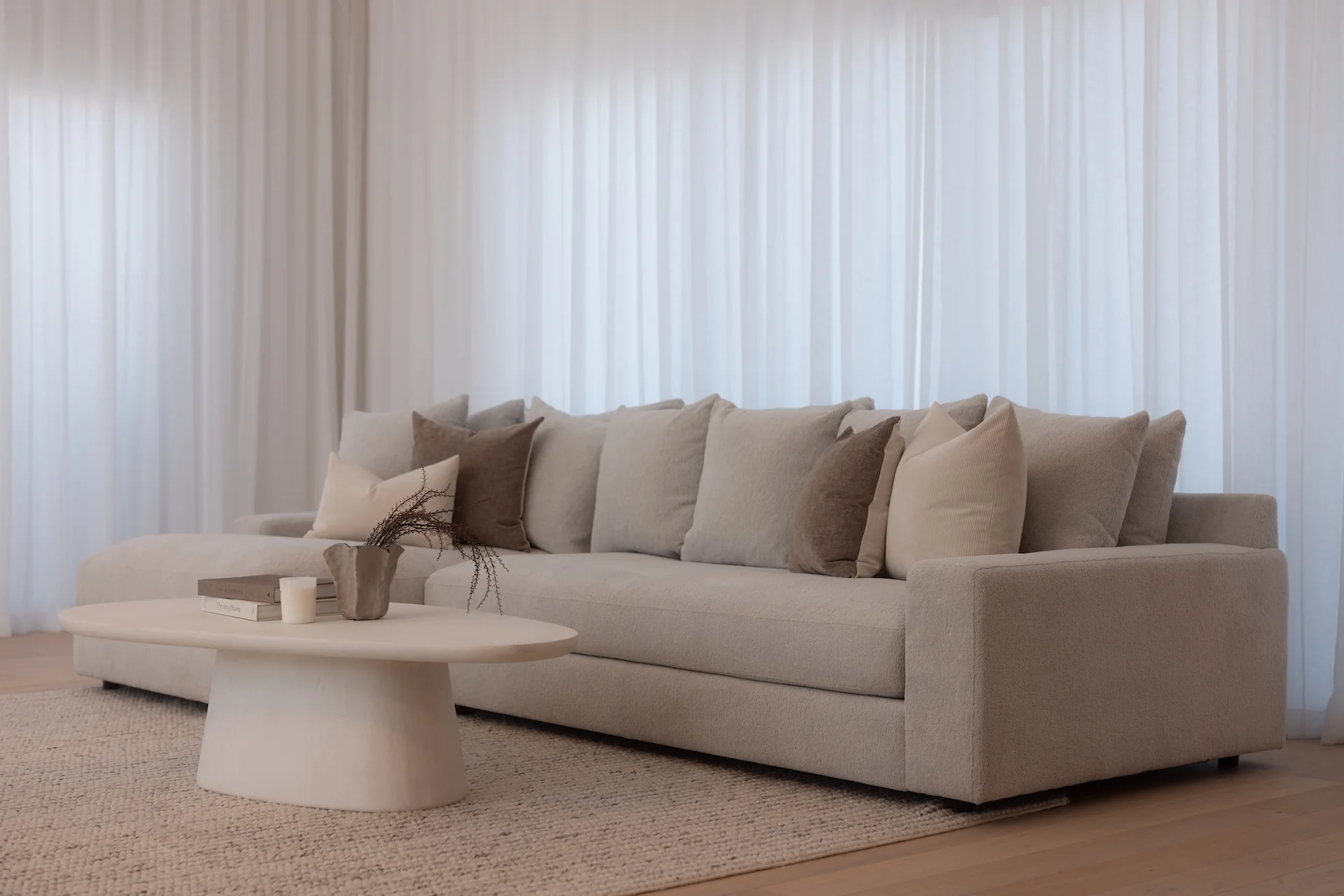 Sidney 5 Seater with Chaise - Cuddle Grey Gum - Image 3
