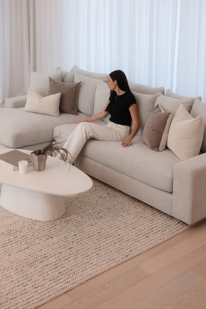Sidney 5 Seater with Chaise - Cuddle Grey Gum - Image 5